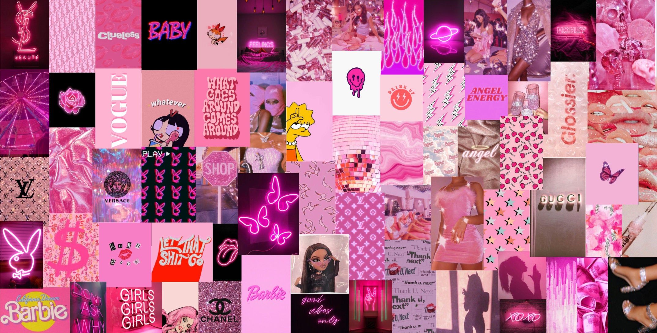 Pink Baddie Aesthetic Laptop Wallpapers Wallpaper Cave