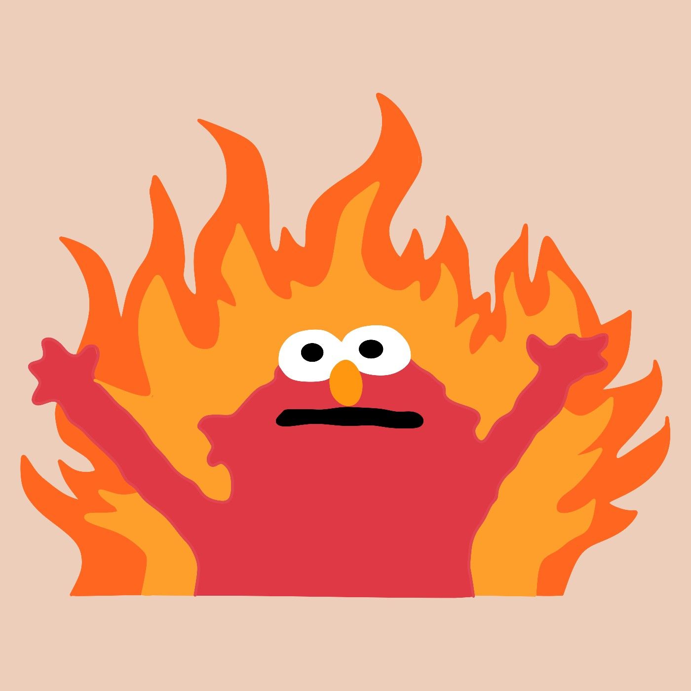 Elmo Burning Wallpapers Wallpaper Cave
