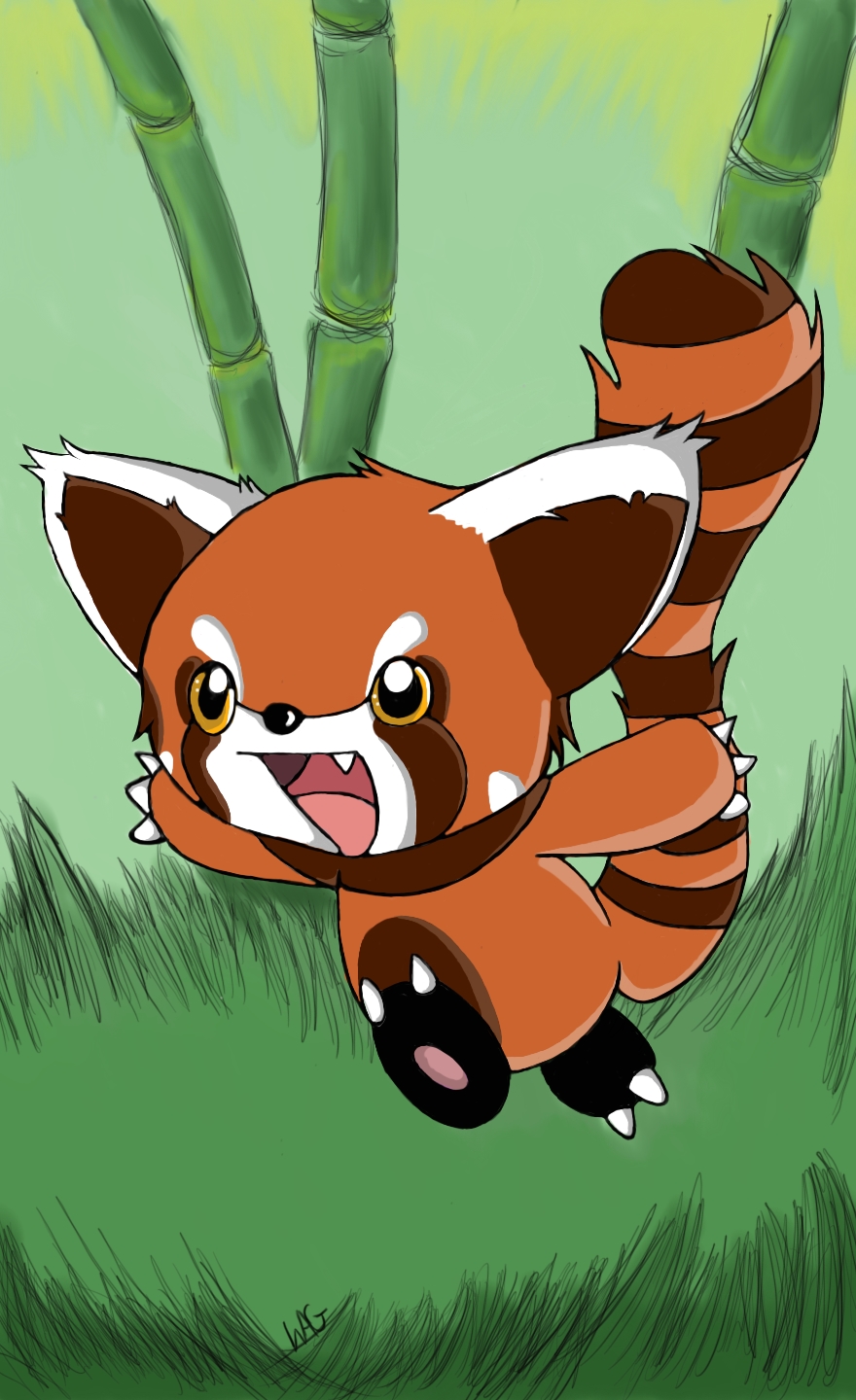 Cartoon Red Panda Wallpapers Wallpaper Cave