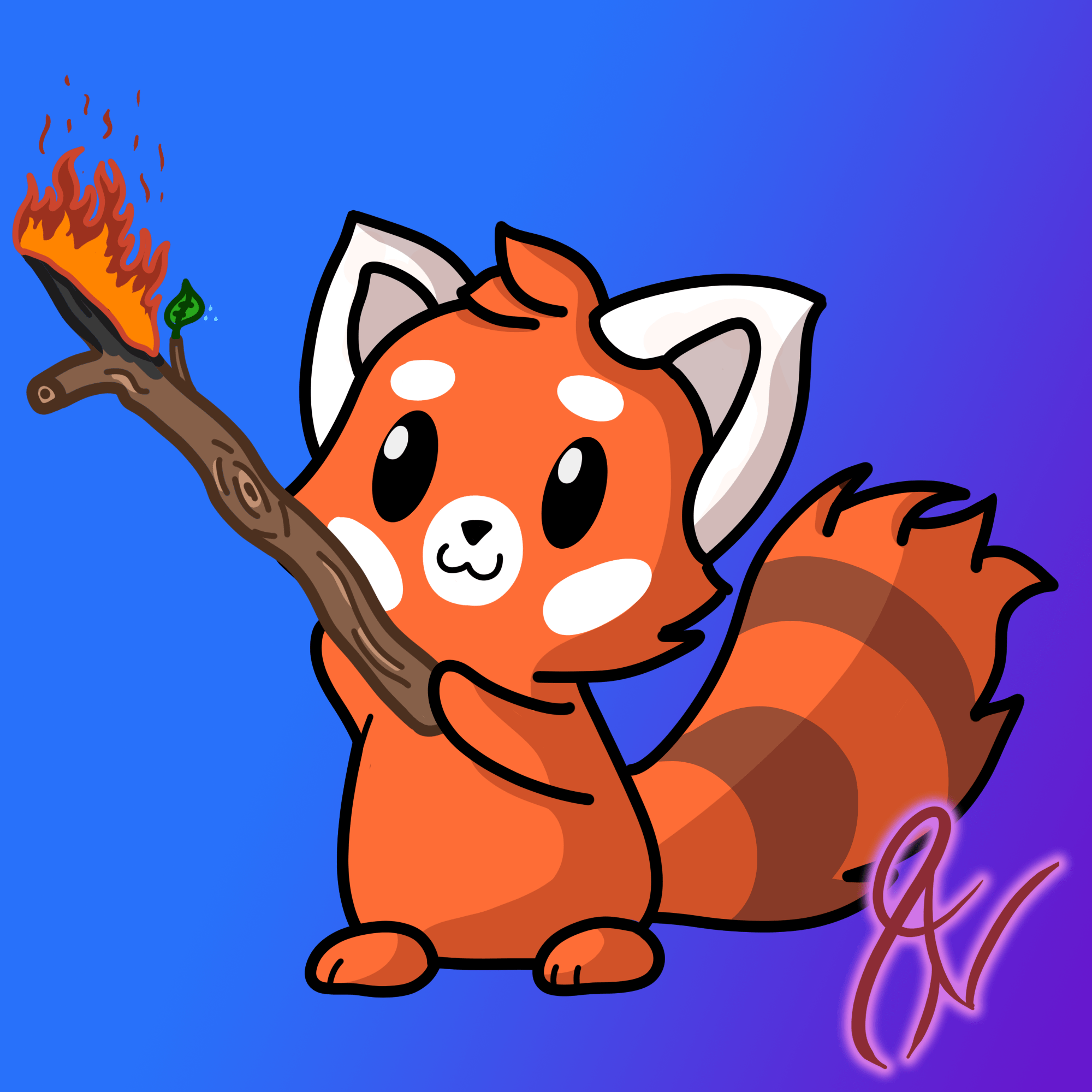 Cartoon Red Panda Wallpapers Wallpaper Cave