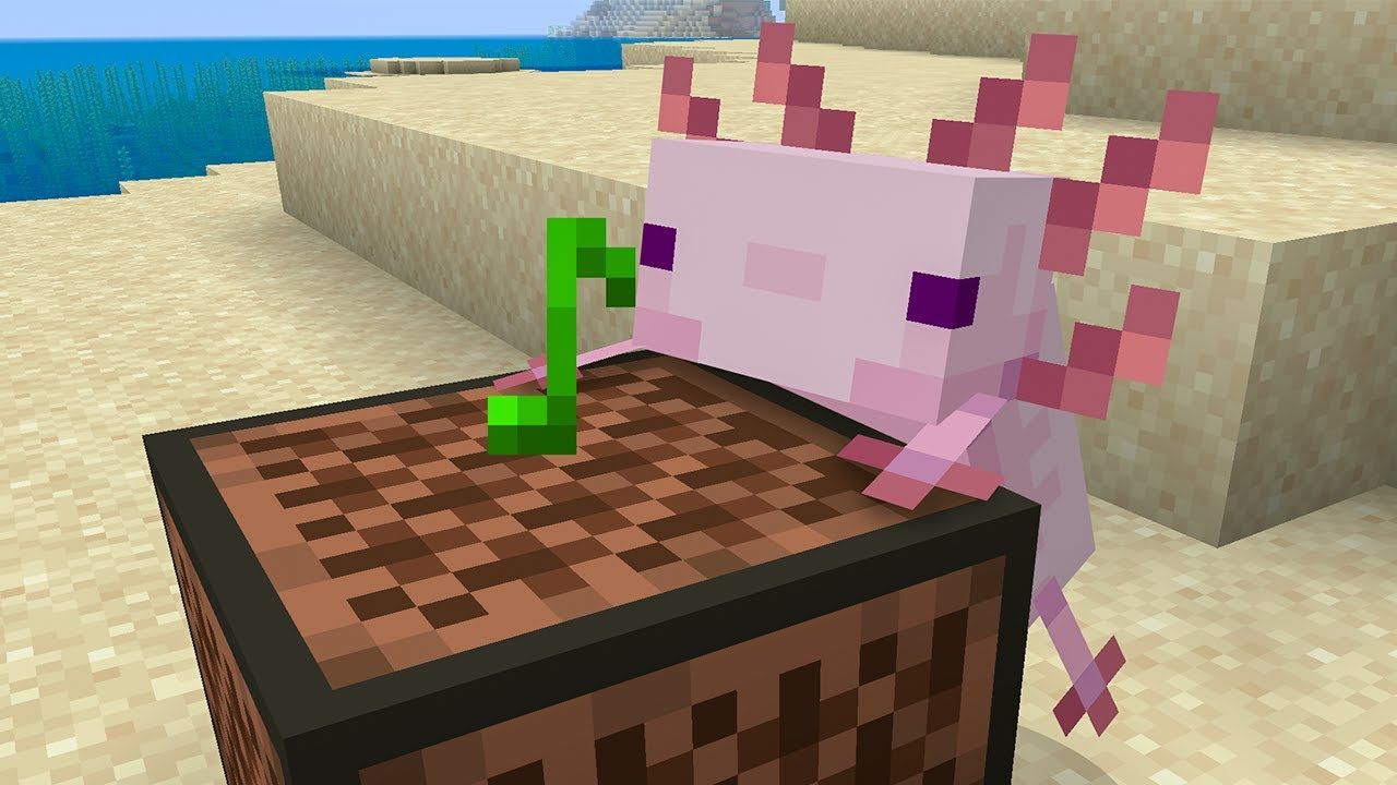 Axolotl Cute Minecraft Wallpapers Wallpaper Cave