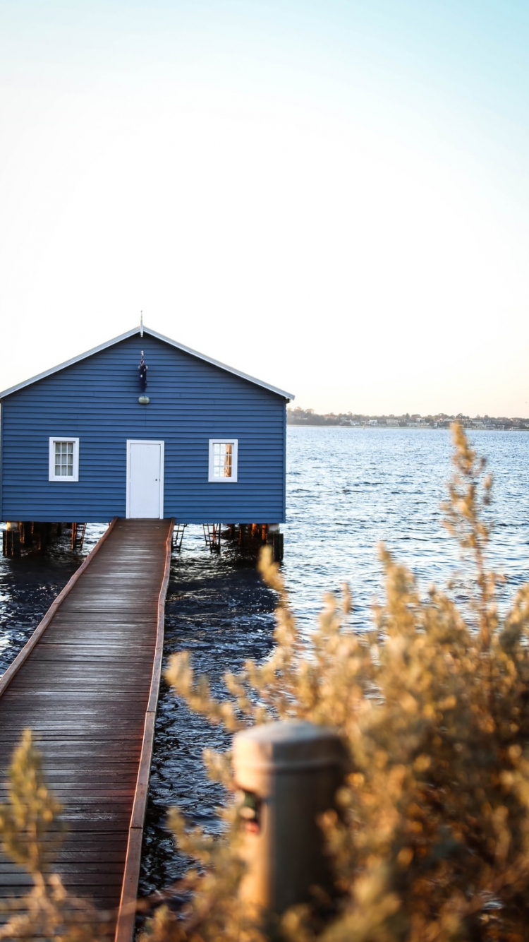 Blue House Wallpapers Wallpaper Cave