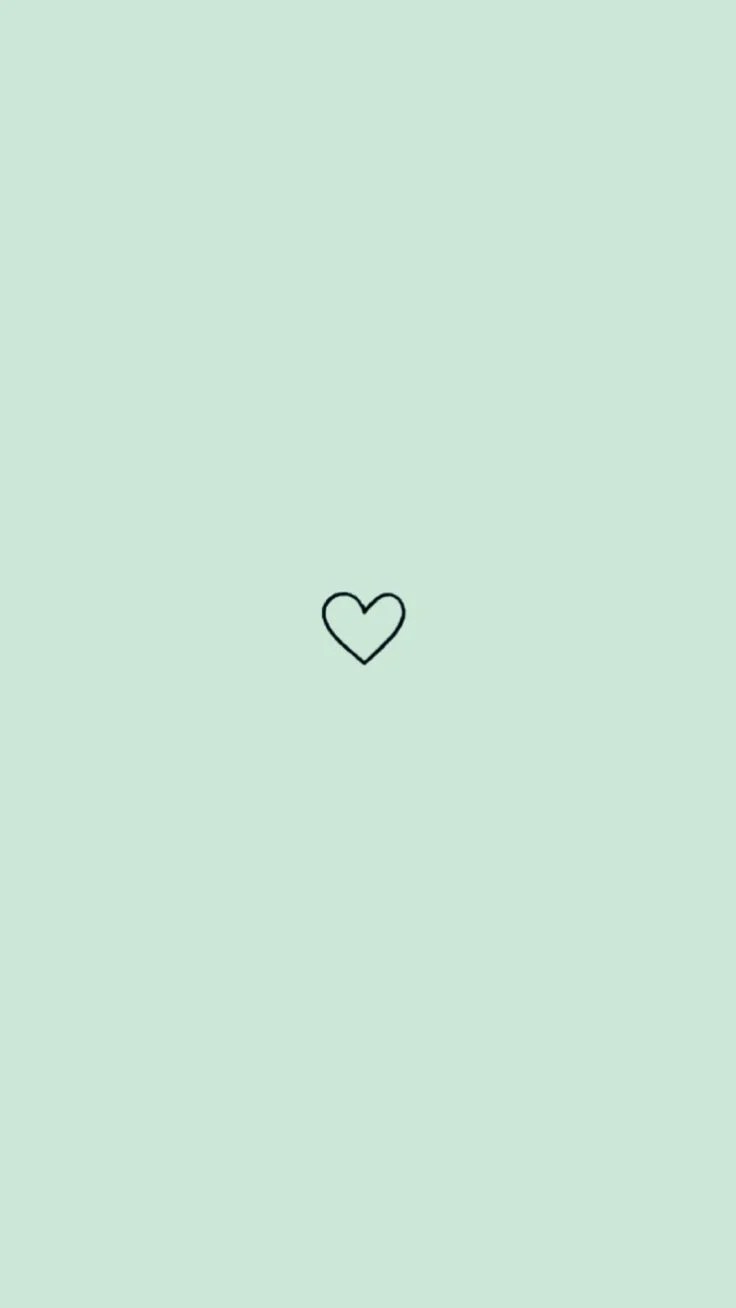 Mint Green Aesthetic Heart Wallpapers Wallpaper Cave