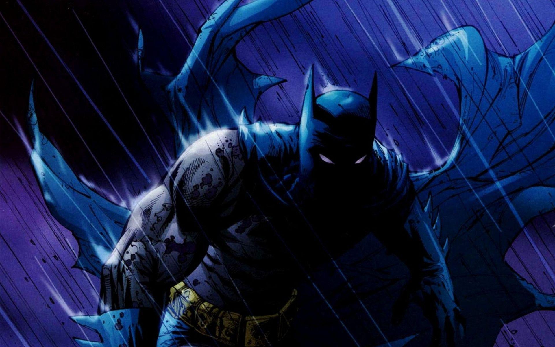 Batman Blue Wallpapers Wallpaper Cave