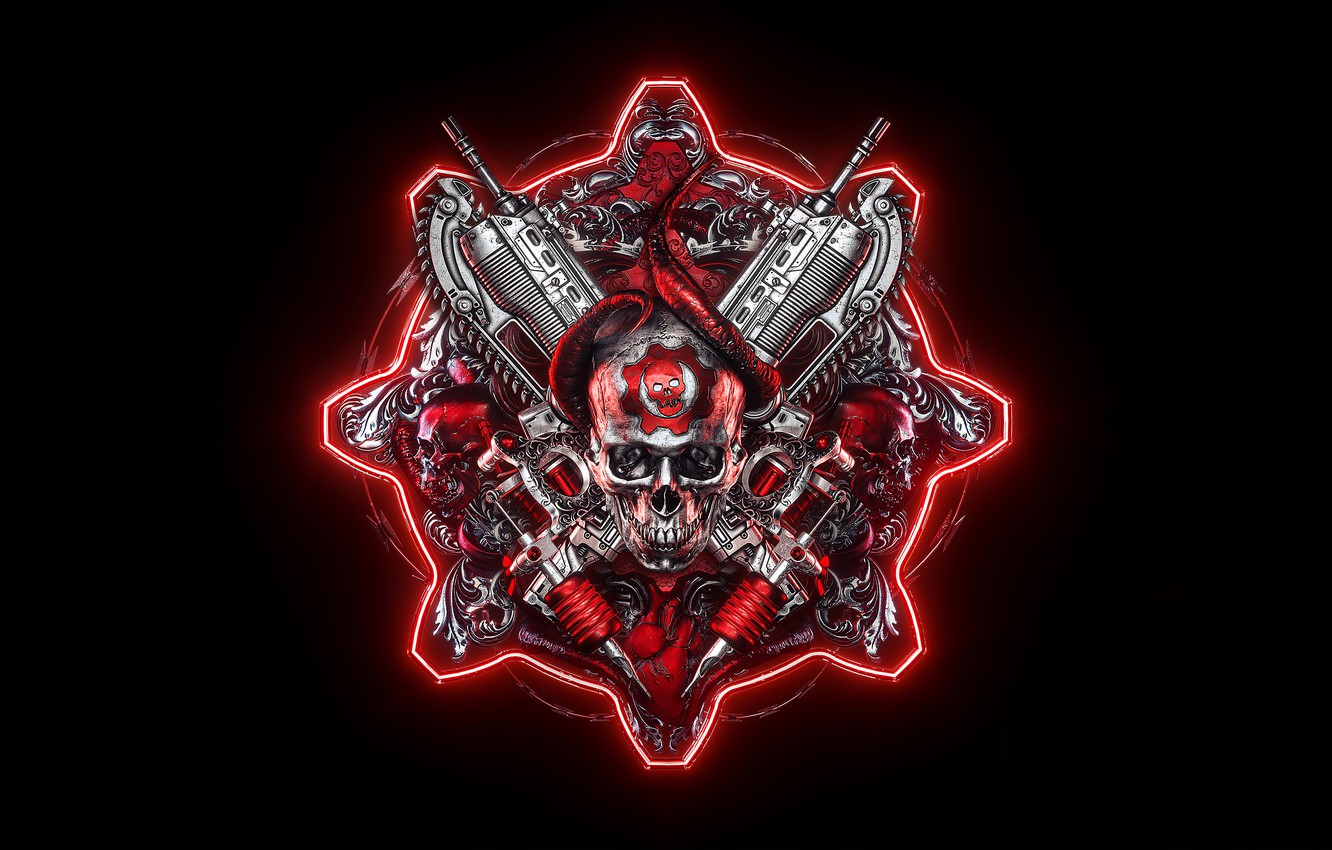 Gears Of War Logo Wallpapers Wallpaper Cave