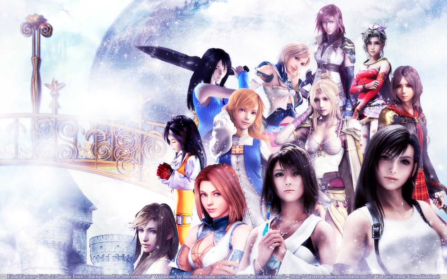 Final Fantasy Girl Wallpapers Wallpaper Cave
