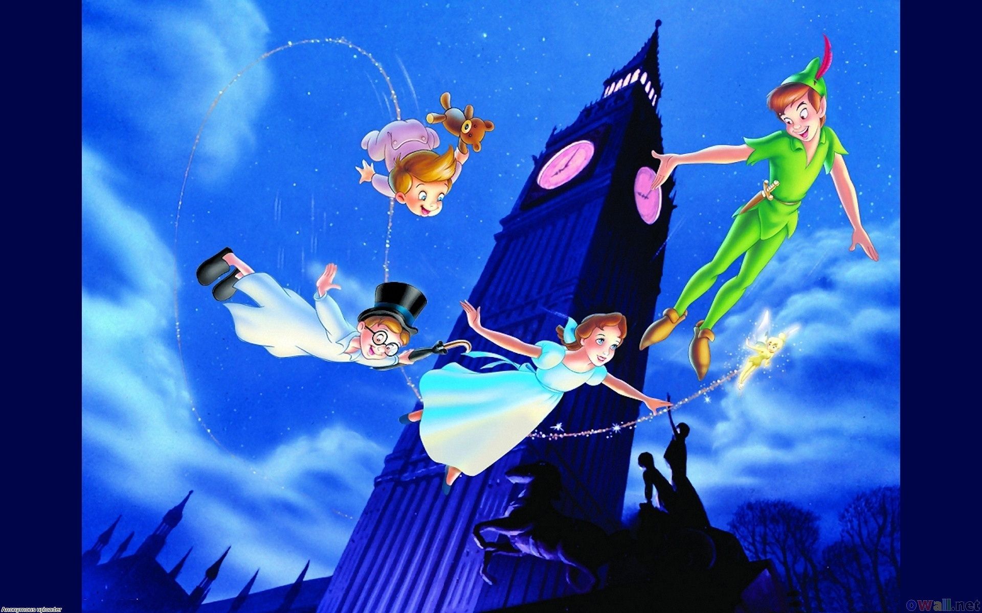 Peter Pan And Tinkerbell Wallpapers Wallpaper Cave