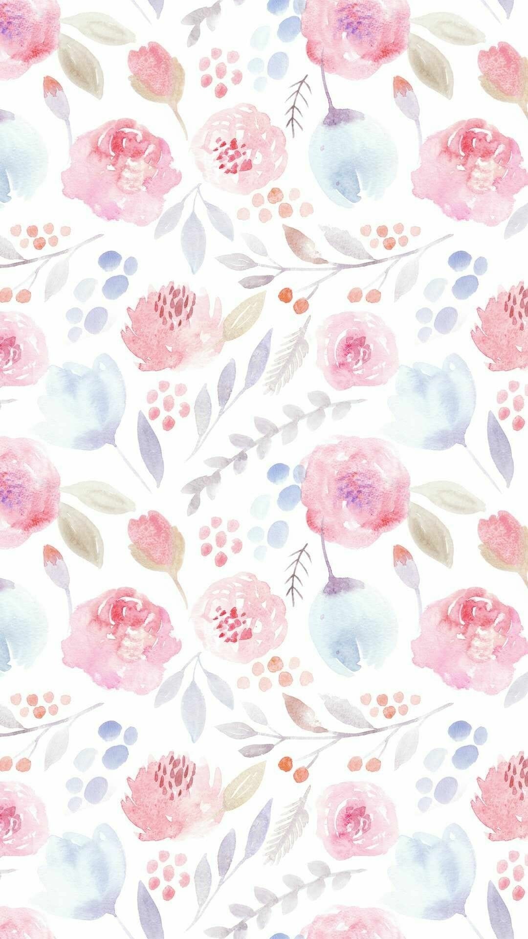 Watercolor Floral Wallpapers Wallpaper Cave