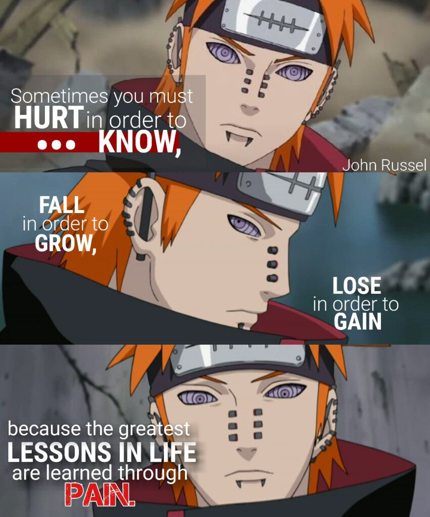 Naruto Pain Quotes Wallpapers Wallpaper Cave