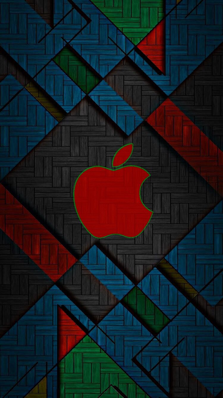 iPhone Red Blue Logo Wallpapers Wallpaper Cave