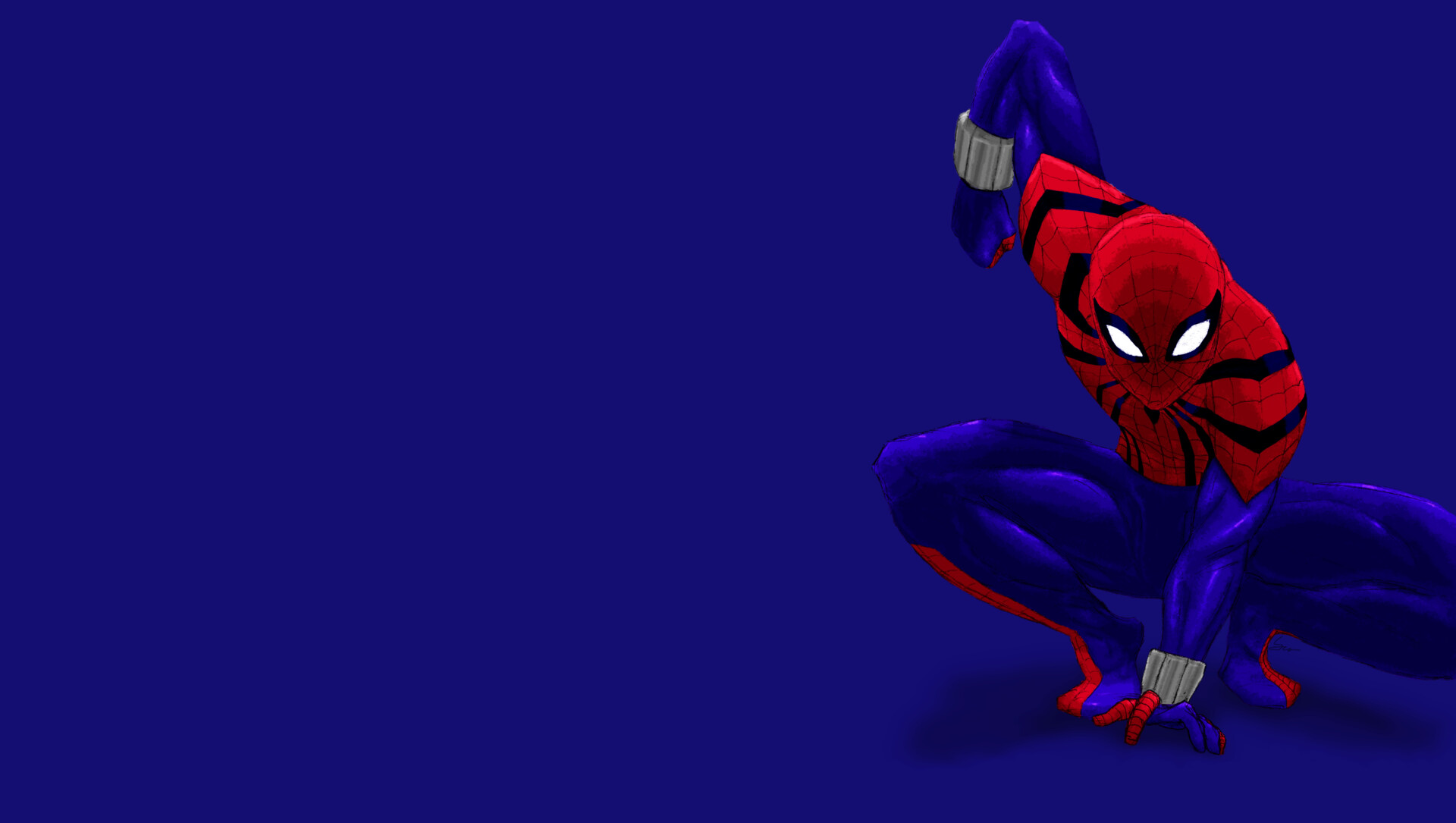 SpiderMan Blue Wallpapers Wallpaper Cave