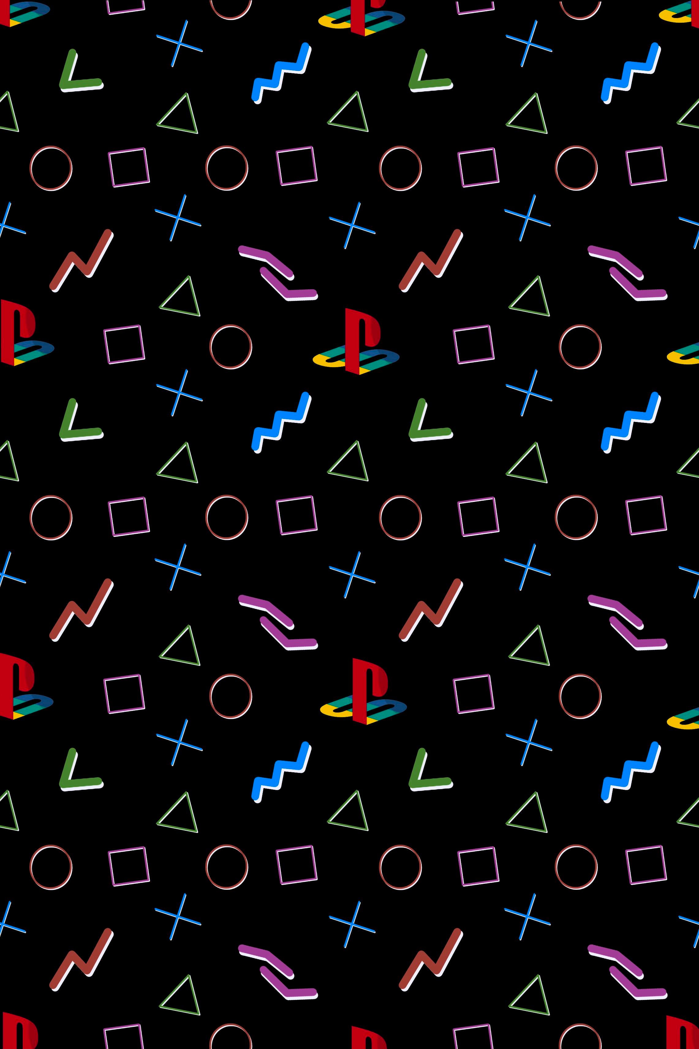 Playstation Shapes Wallpapers Wallpaper Cave