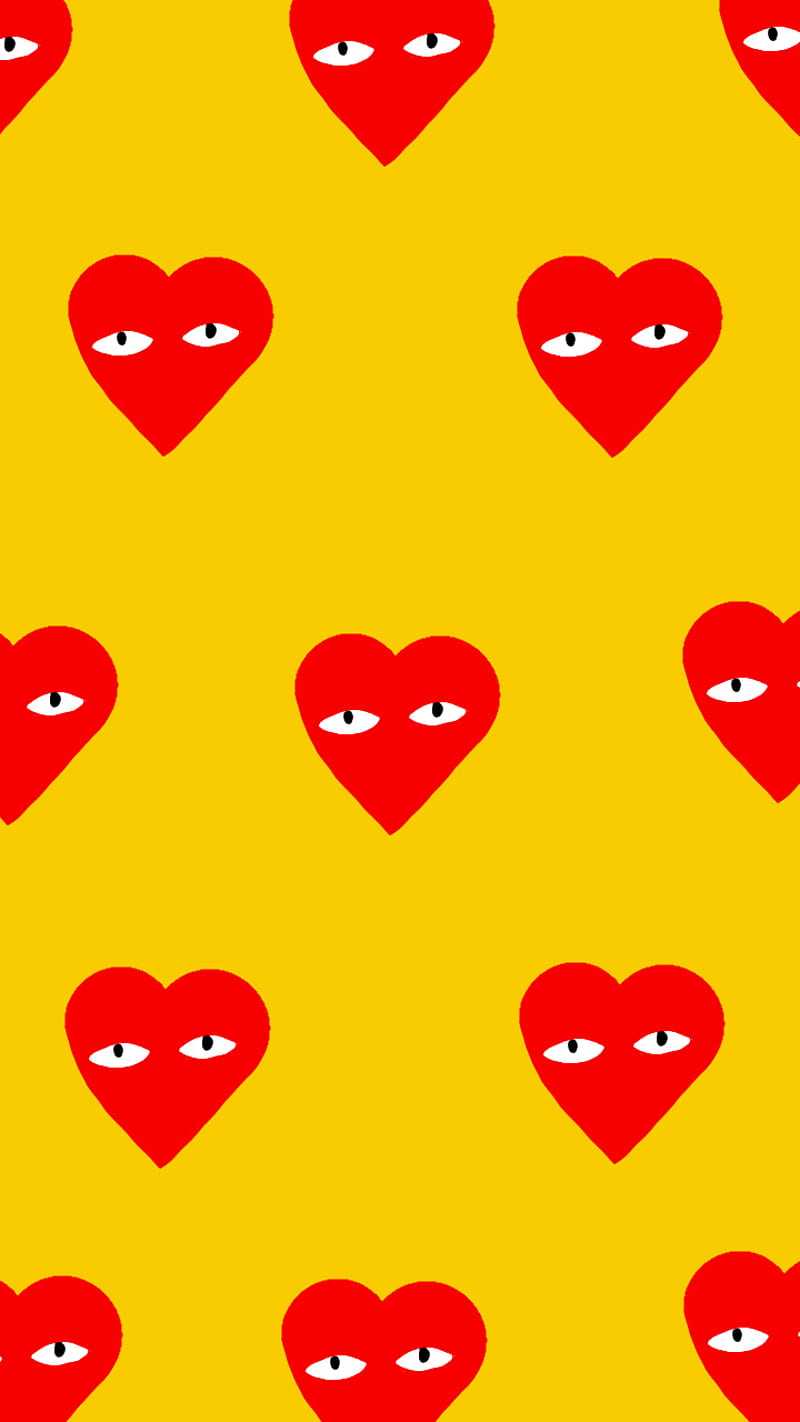 Hearts With Eyes Wallpapers Wallpaper Cave
