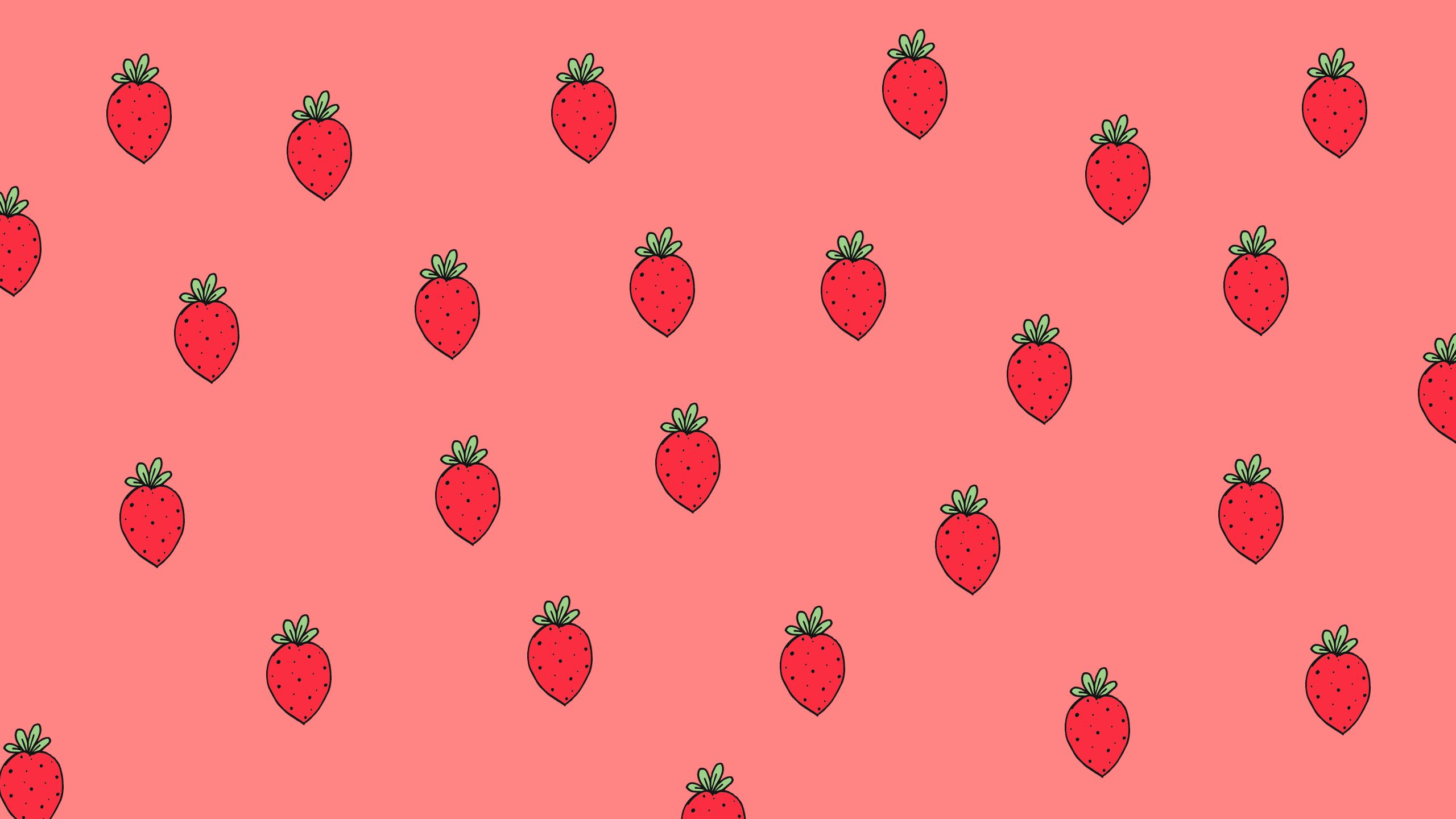 Strawberry PC Aesthetic Wallpapers Wallpaper Cave