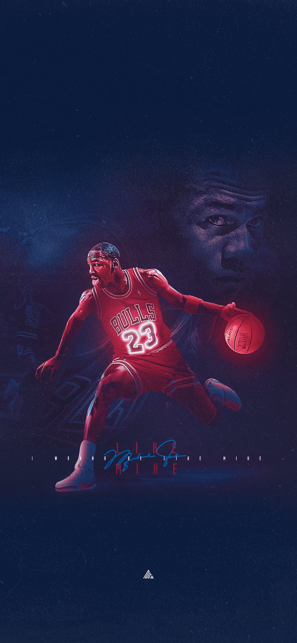 Michael Jordan Neon Wallpapers Wallpaper Cave