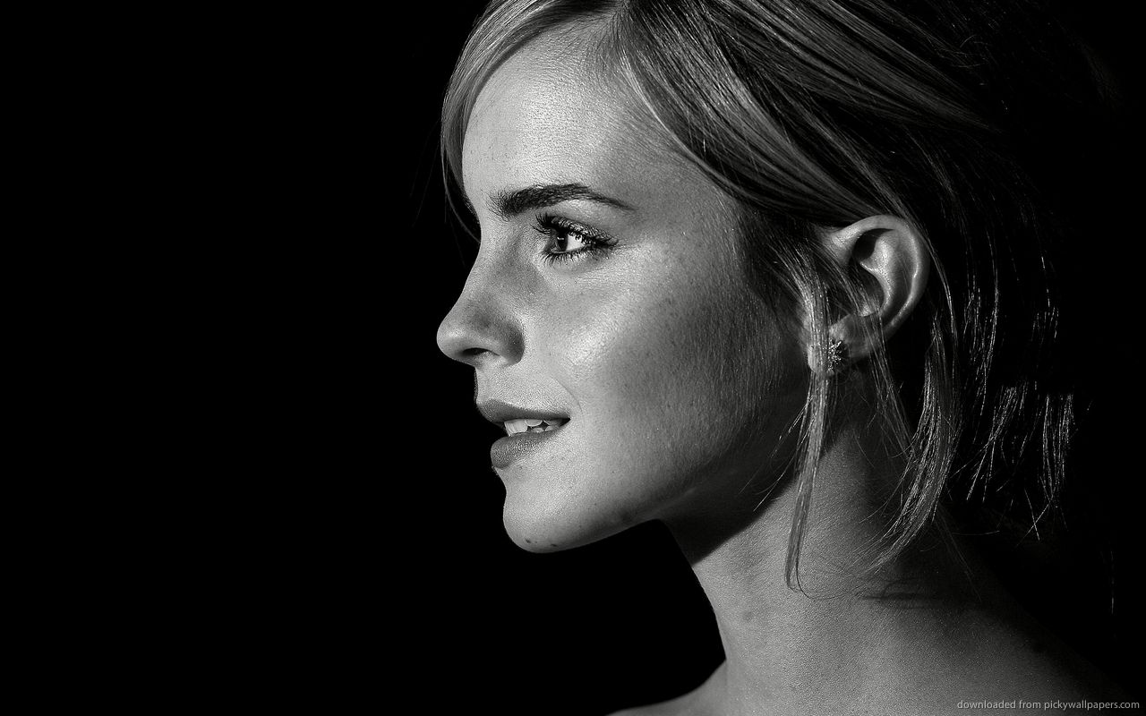 Emma Watson Black And White Wallpapers Wallpaper Cave