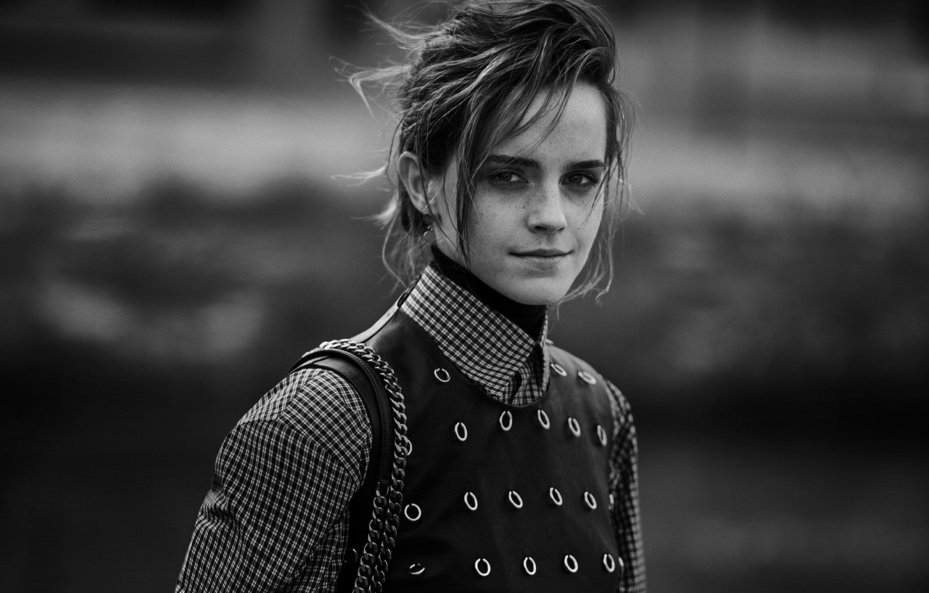 Emma Watson Black And White Wallpapers Wallpaper Cave