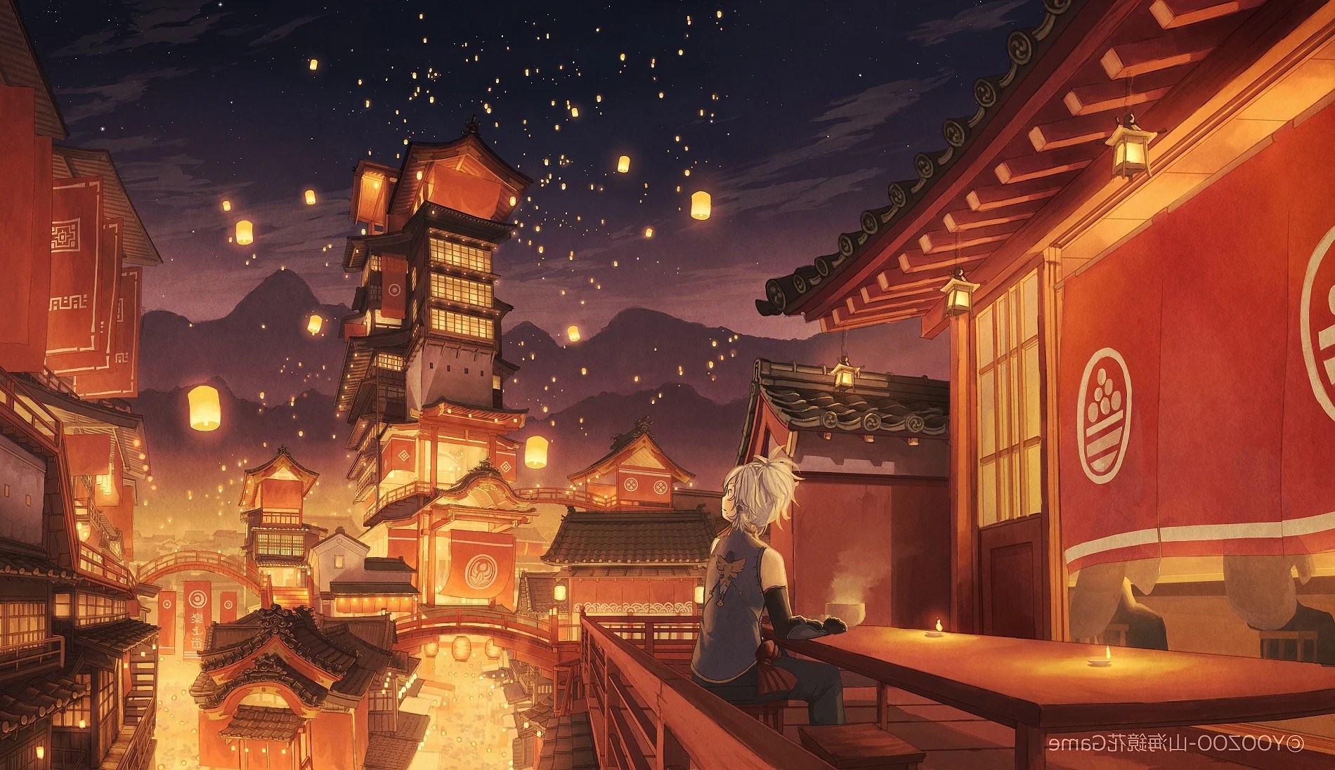 Anime Lantern Wallpapers Wallpaper Cave