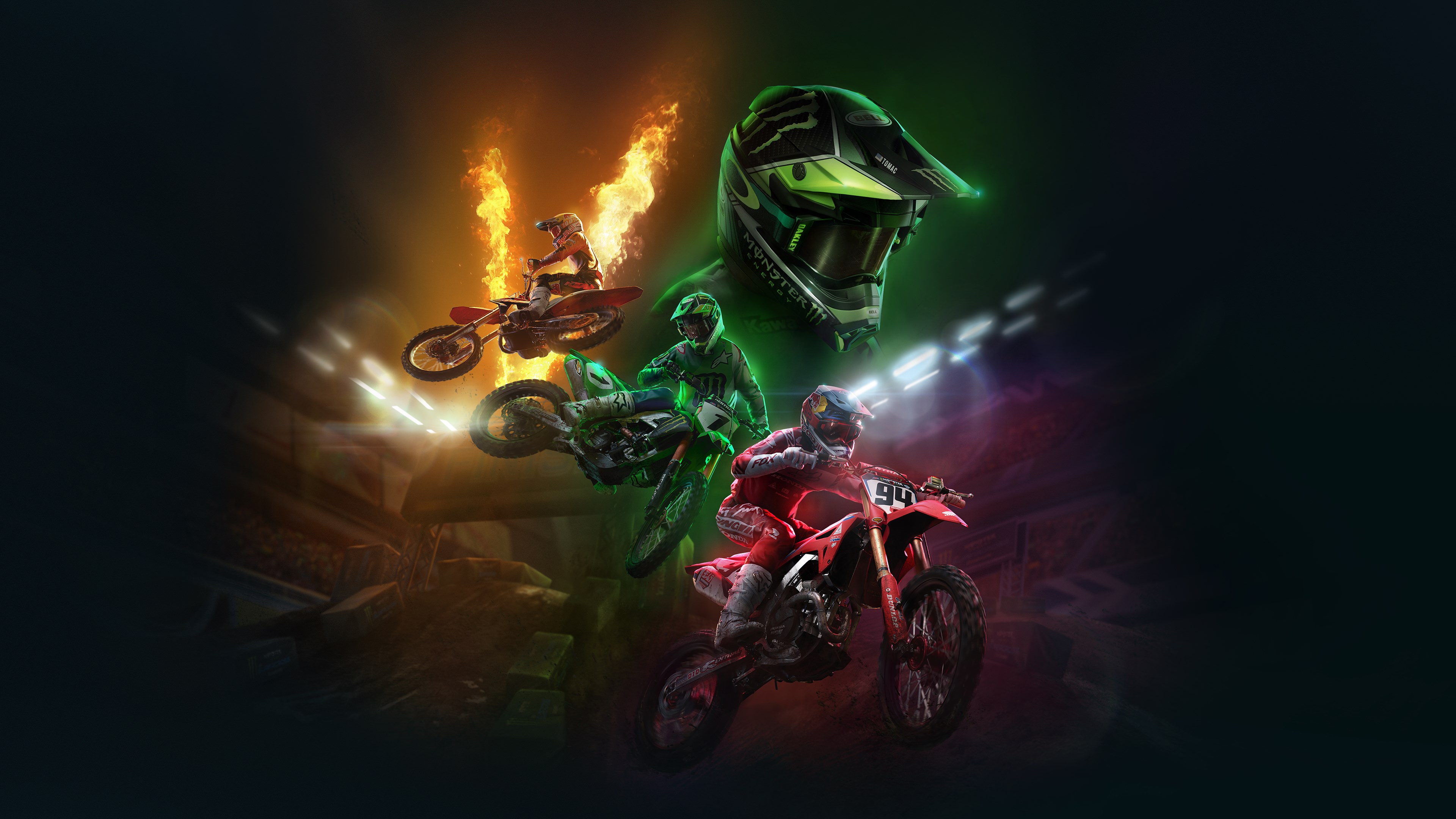 Monster Energy Dirt Bike Wallpaper