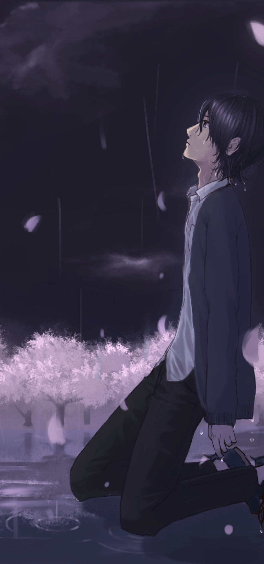 Sad Crying Boy Wallpaper