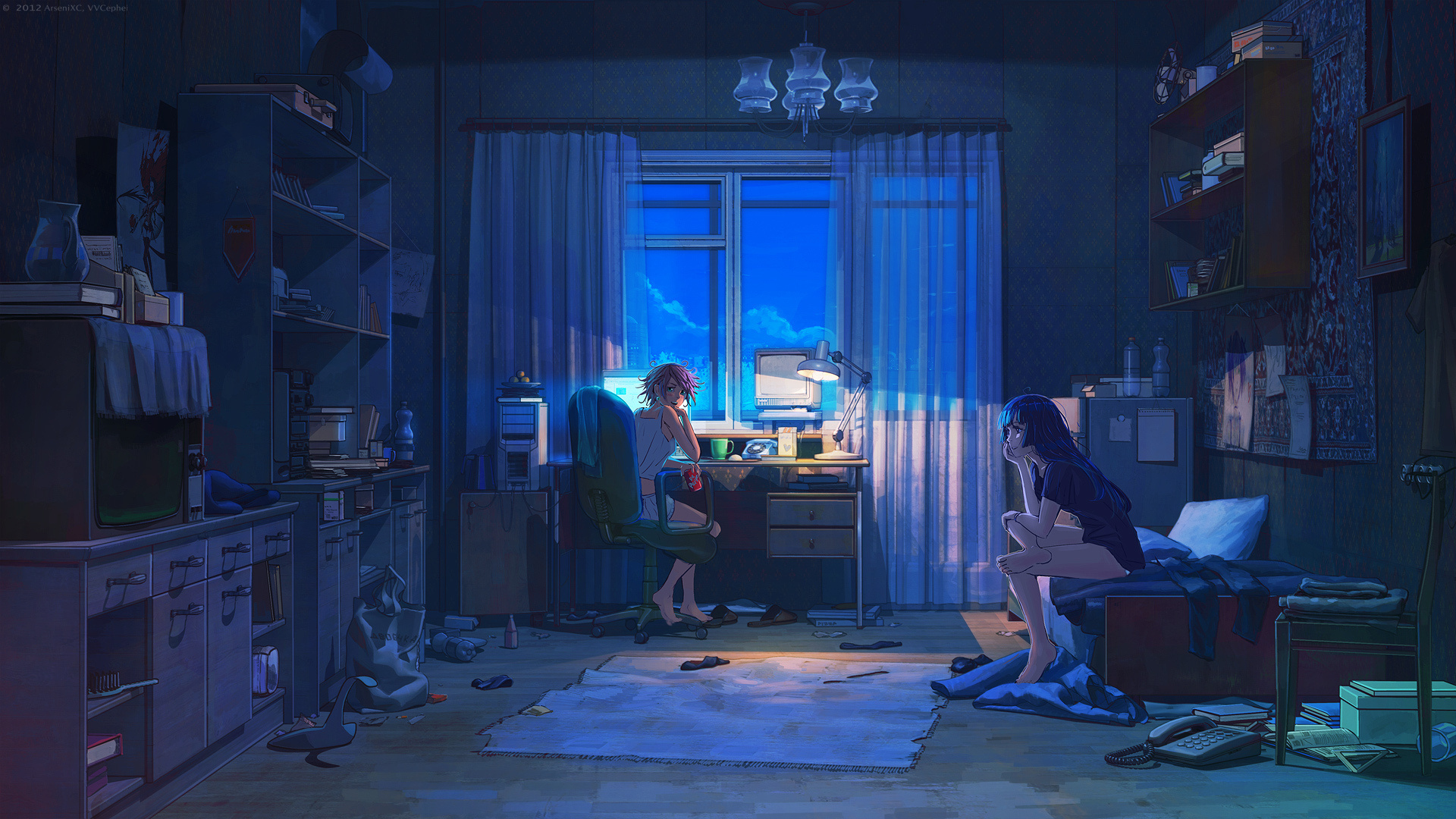Anime Study Room Wallpapers Wallpaper Cave