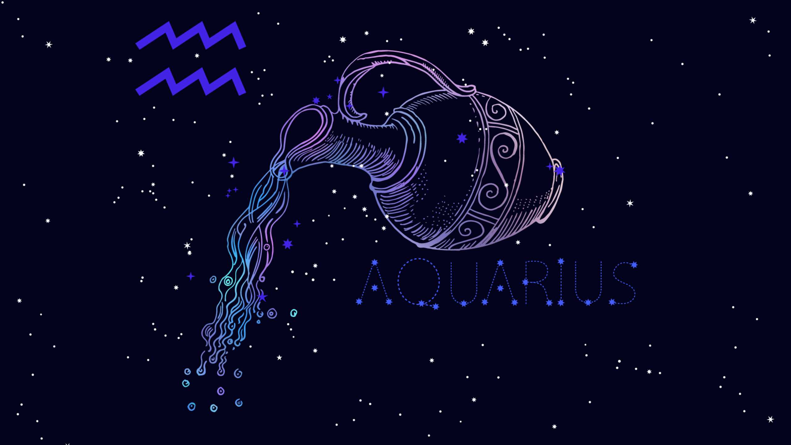 Aquarius Colors Wallpapers Wallpaper Cave