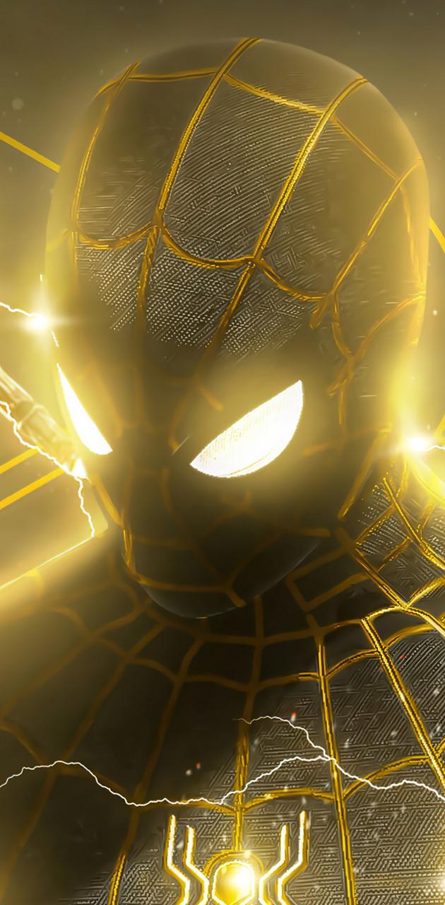 Black And Gold Spider Man Wallpaper