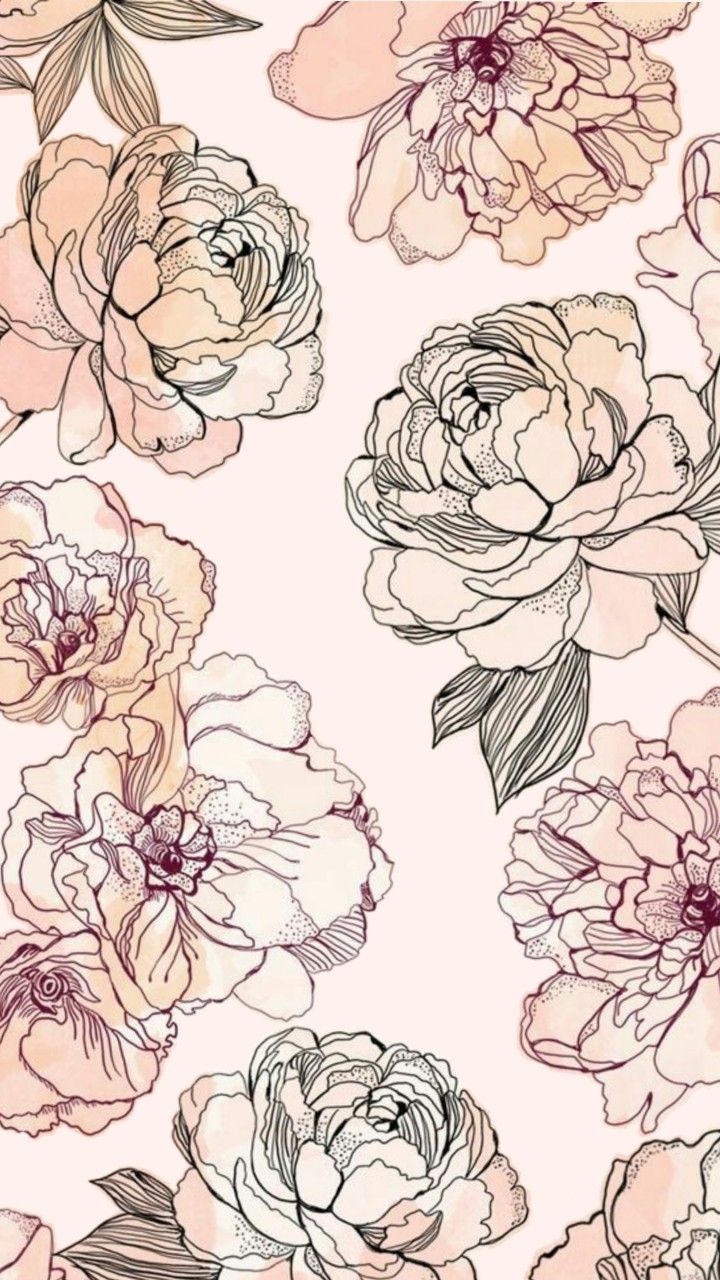 Drawn Flowers Wallpapers Wallpaper Cave