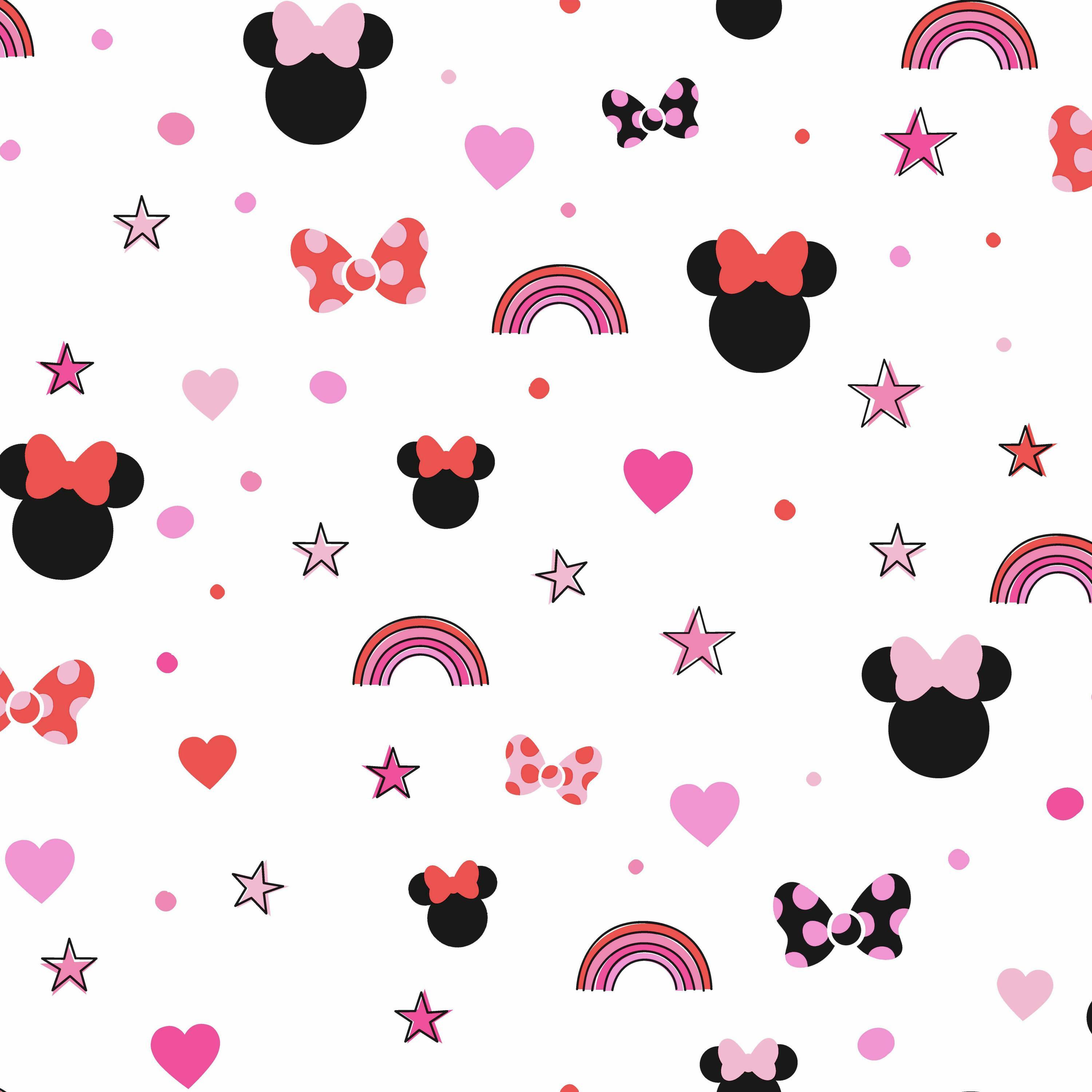Mickey Mouse Pattern Wallpapers Wallpaper Cave
