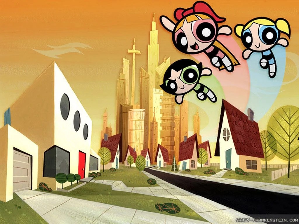 The Powerpuff Girls Townsville Wallpapers Wallpaper Cave