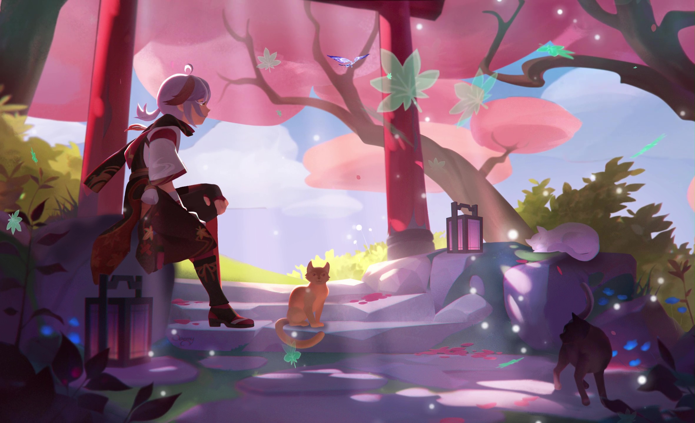 Genshin Impact 4k Kaedehara Kazuha Wallpapers Wallpaper Cave