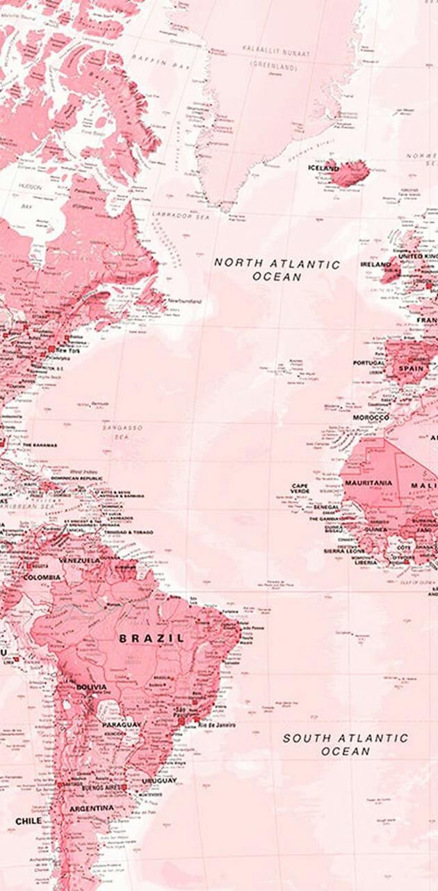 Aesthetic World Map Wallpapers Wallpaper Cave