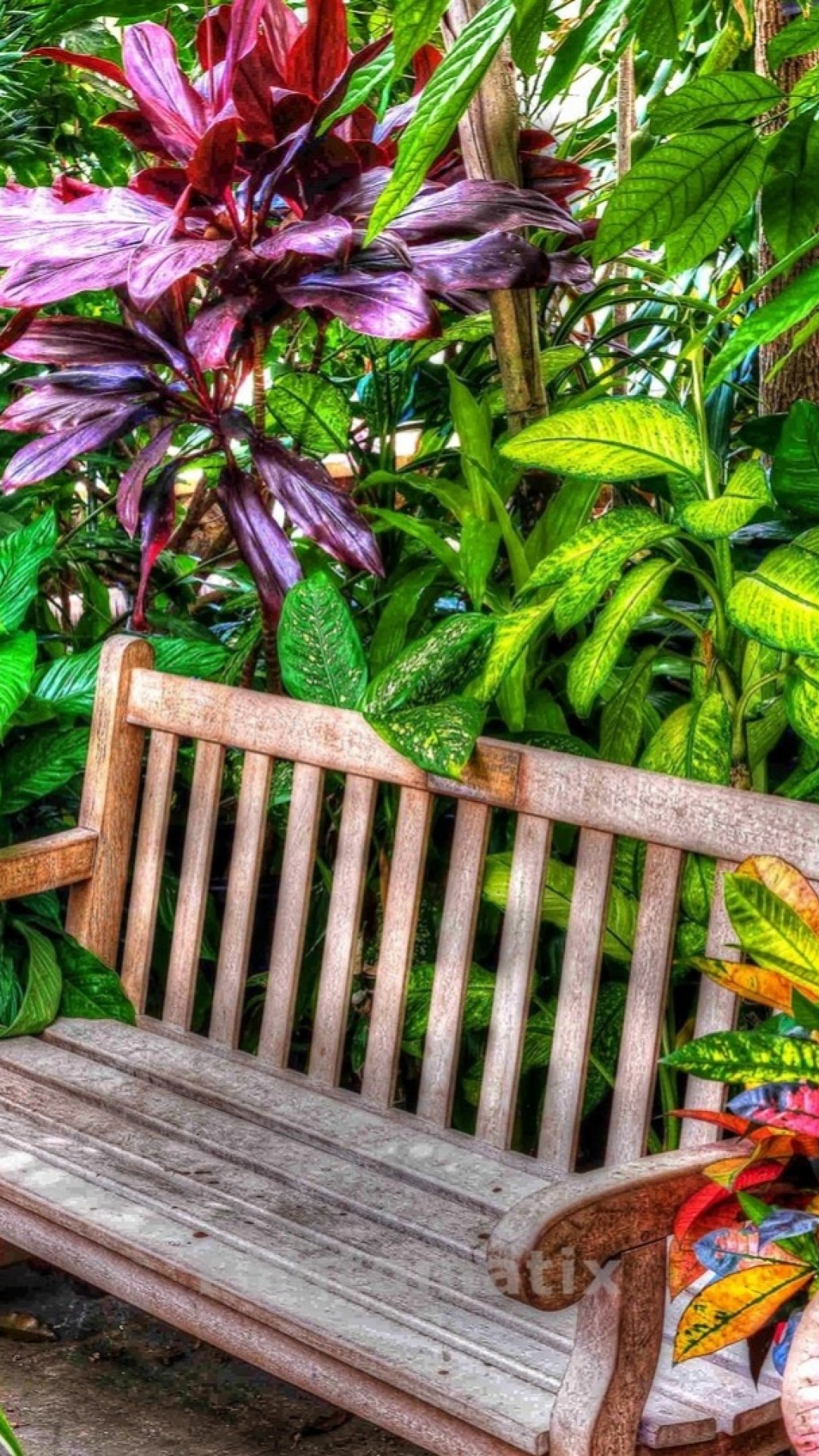 Garden Bench Wallpapers Wallpaper Cave