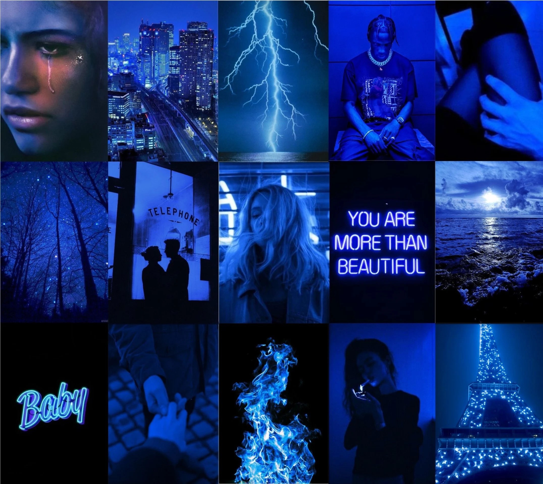 Blue Y2k Grunge Wallpapers Wallpaper Cave