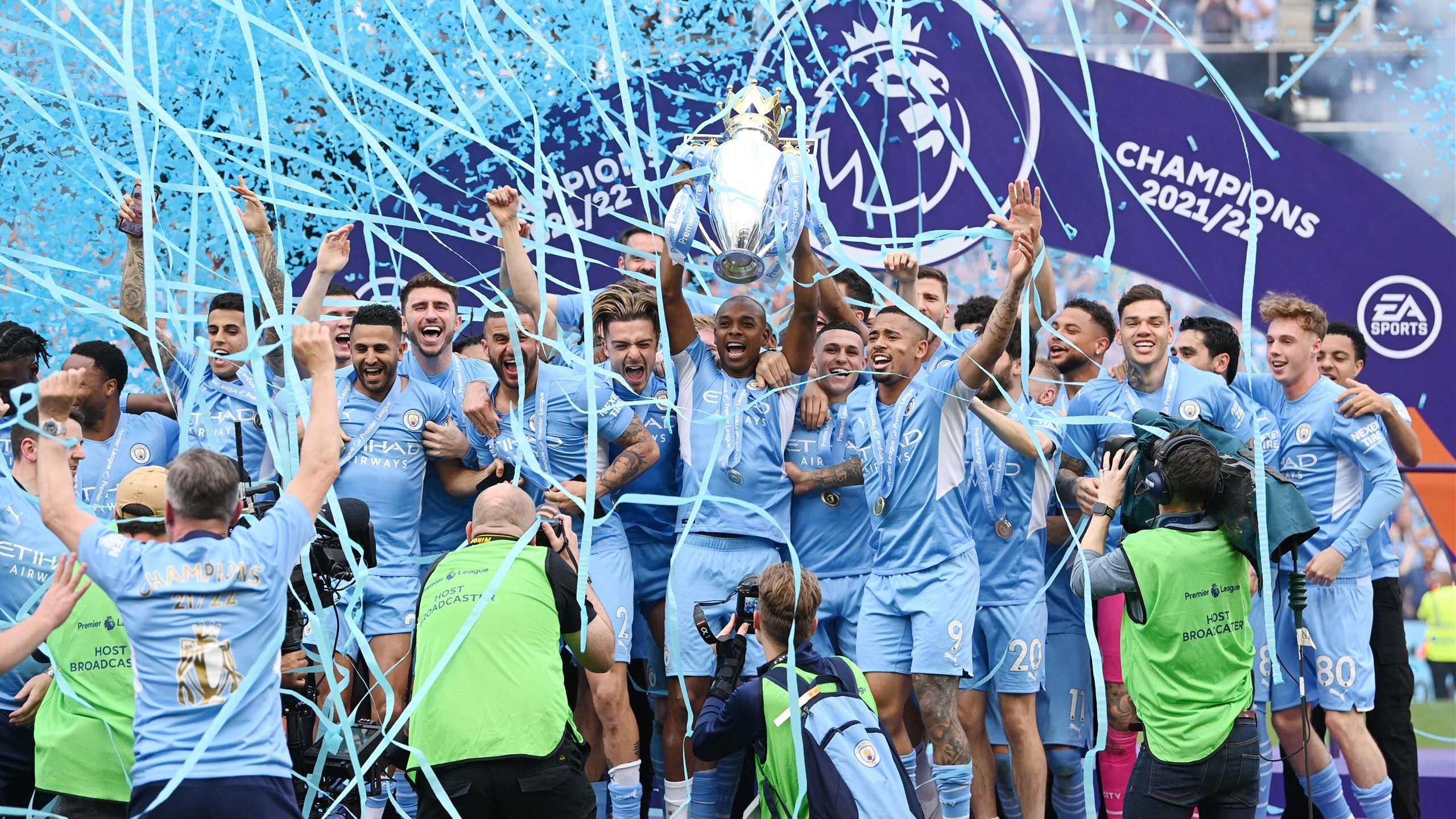 Manchester City Premier League Champions 2022 Wallpapers Wallpaper Cave