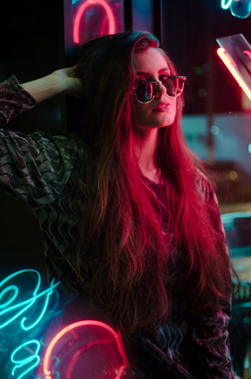 Neon Girl Wallpapers Wallpaper Cave