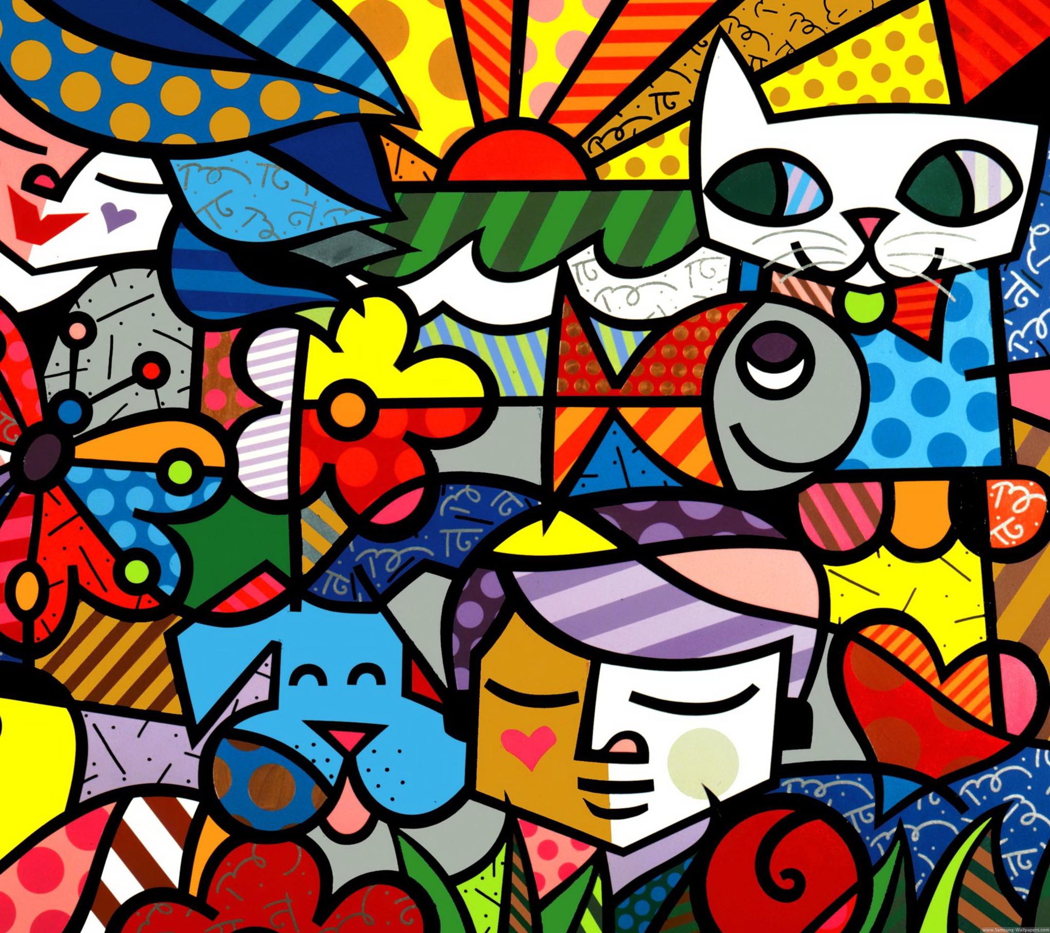 Abstract Cartoon Wallpapers Wallpaper Cave