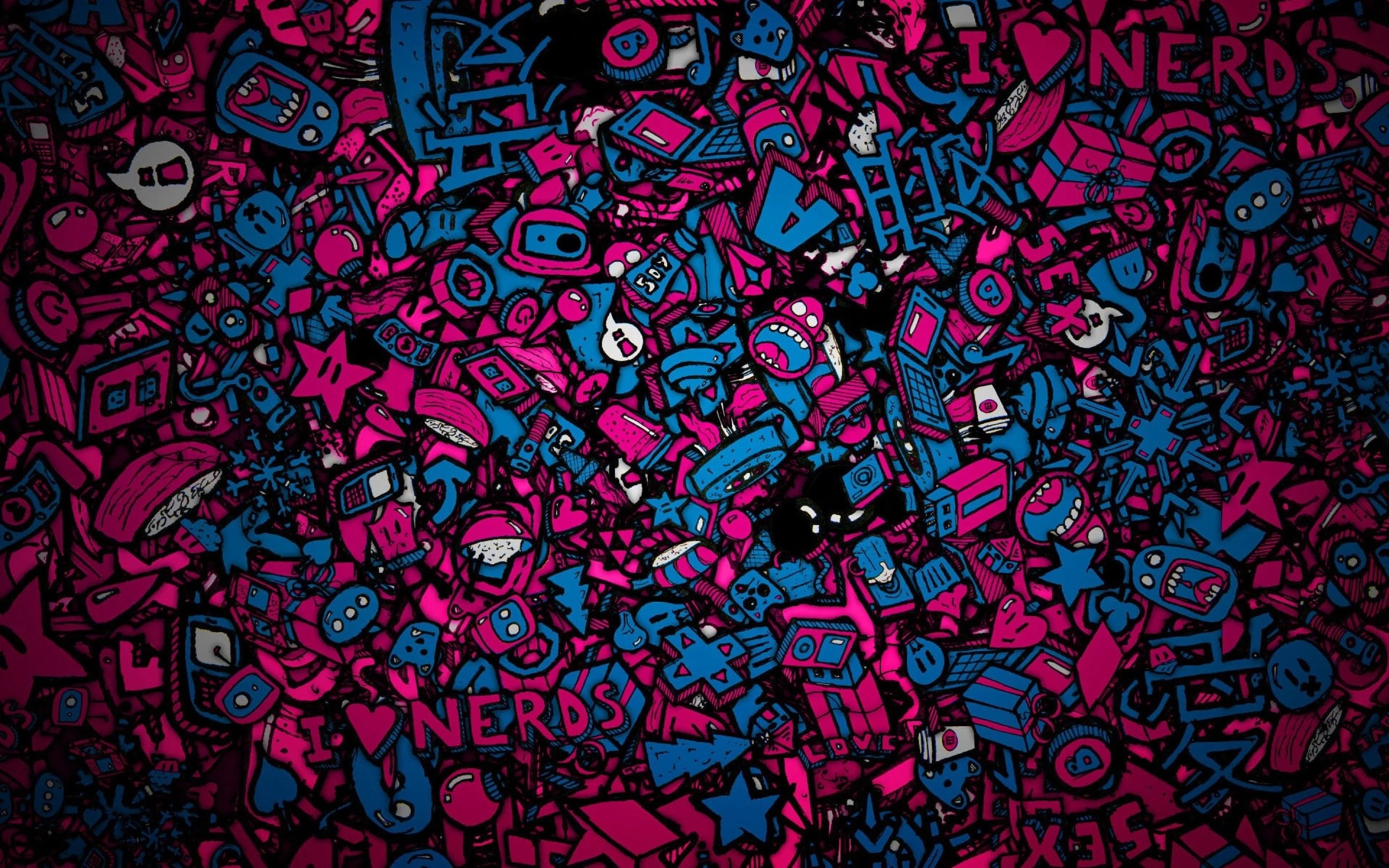 Abstract Cartoon Wallpapers Wallpaper Cave