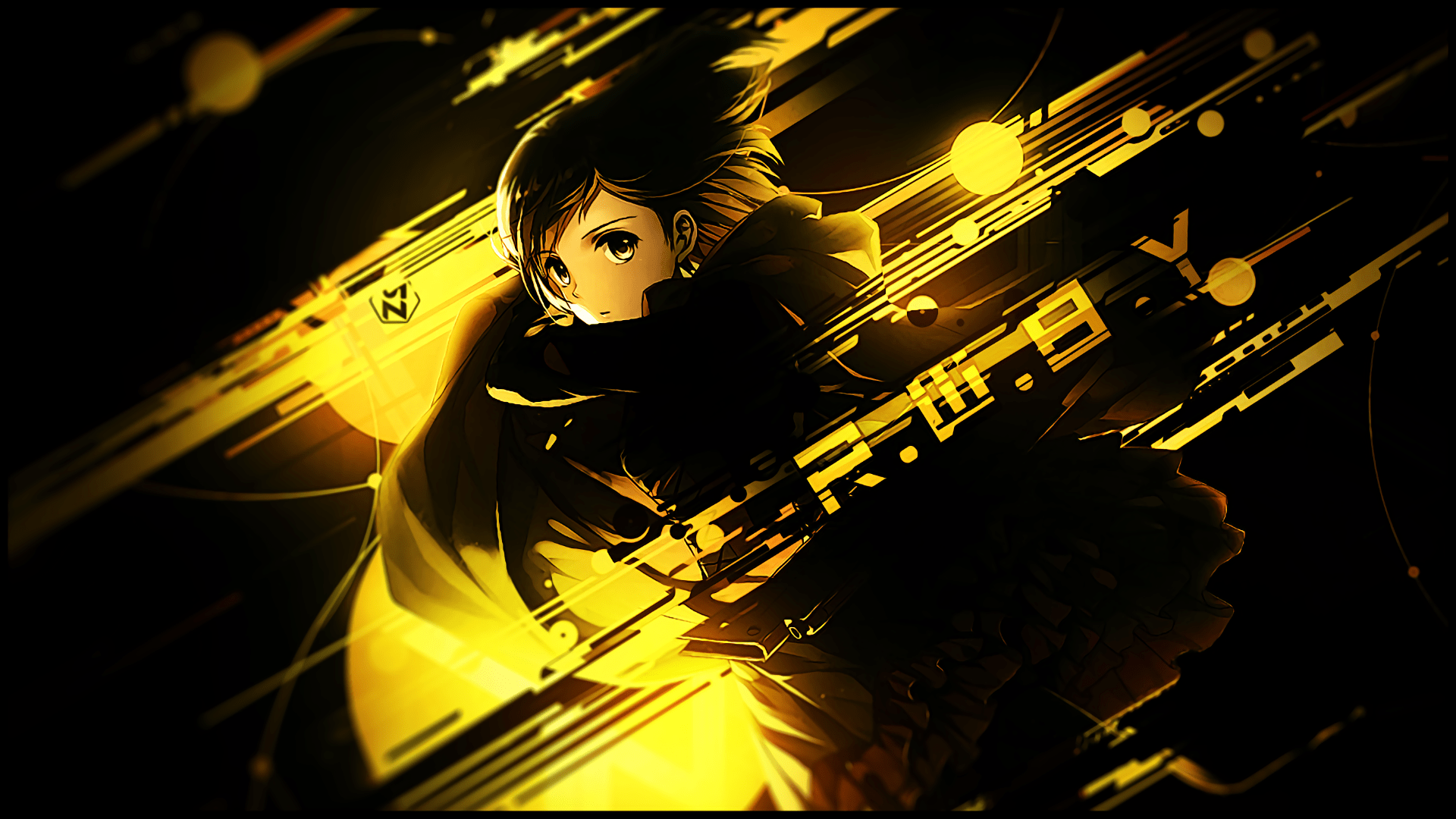 Yellow Anime Desktop Wallpapers Wallpaper Cave