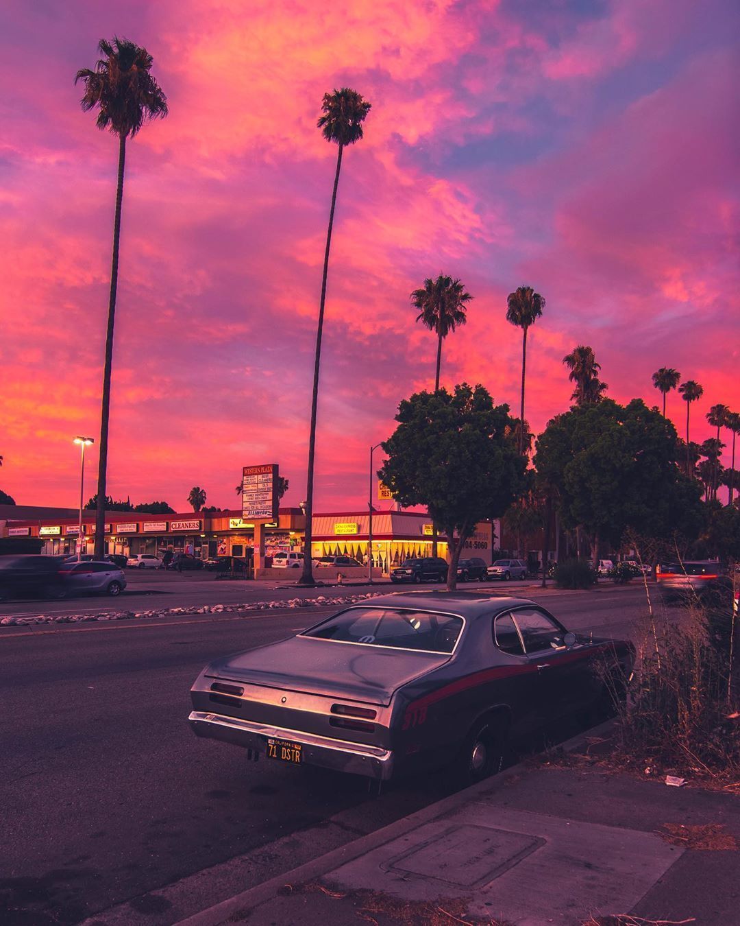 Retro Sunset Cars Wallpapers Wallpaper Cave