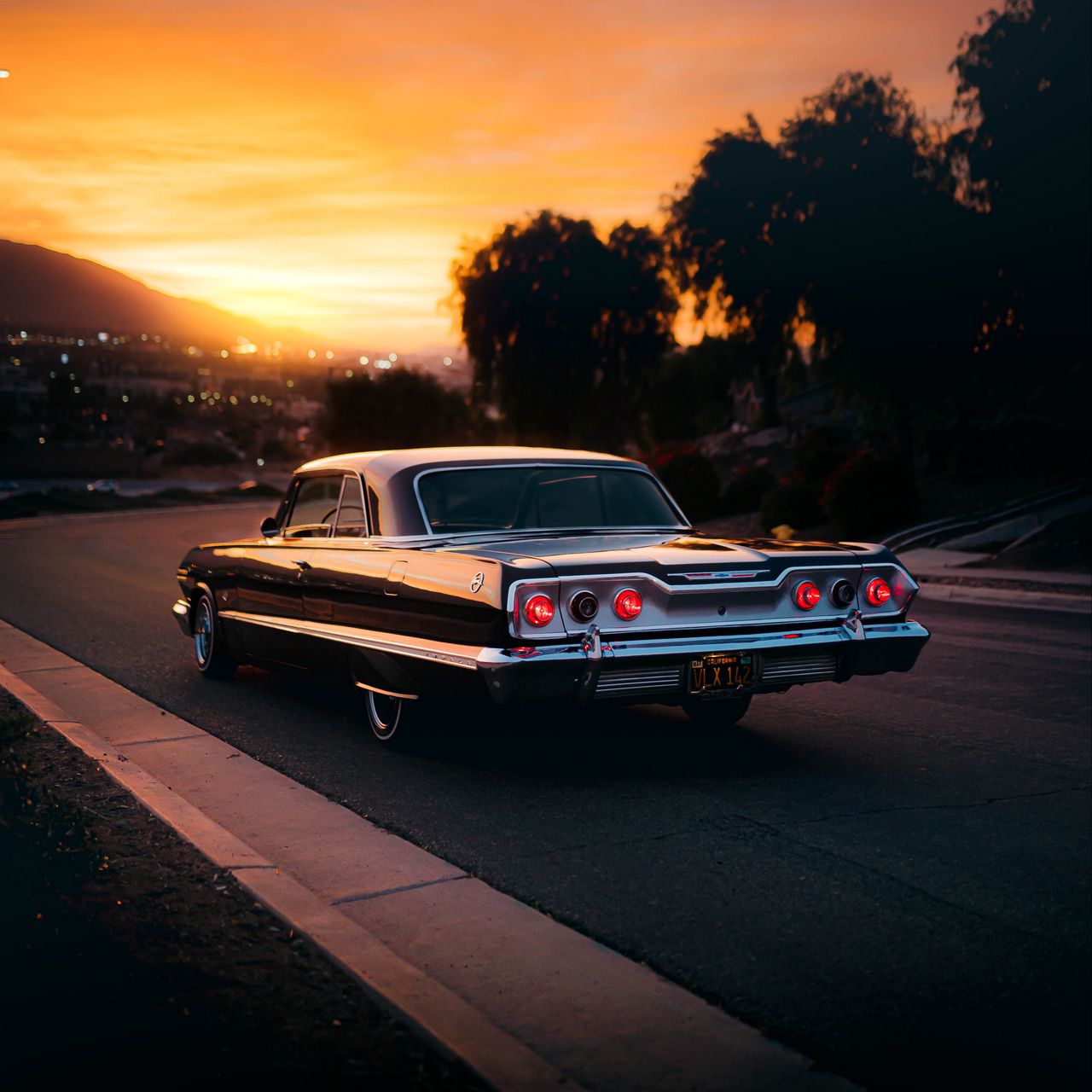 Retro Sunset Cars Wallpapers Wallpaper Cave
