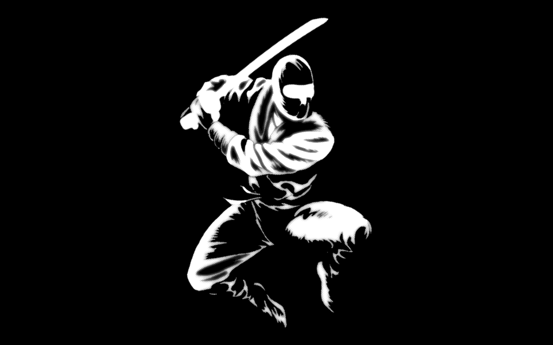 Black Ninja Silhouette Desktop Wallpapers Wallpaper Cave