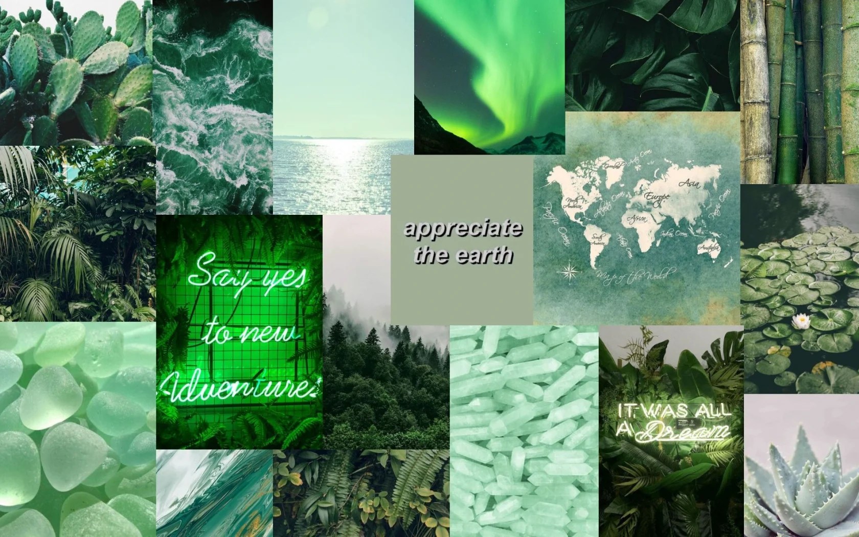 Green Aesthetic PC Wallpapers Wallpaper Cave