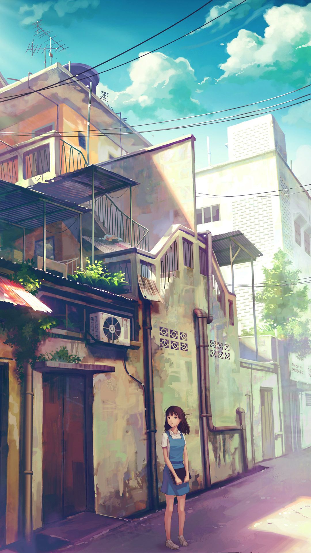 Cozy Anime Street Wallpapers Wallpaper Cave
