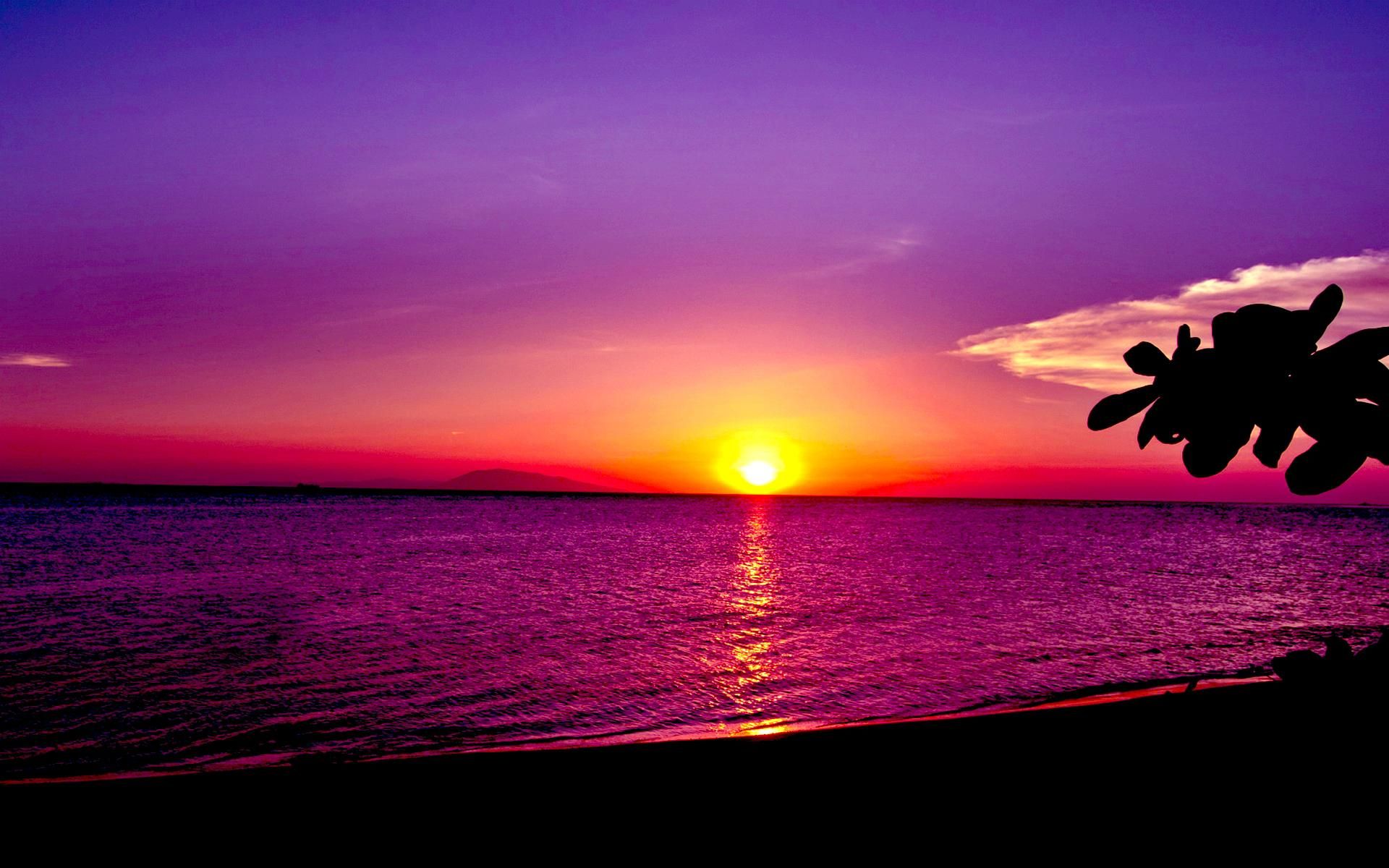 Beautiful Sea Sunset Wallpapers Wallpaper Cave