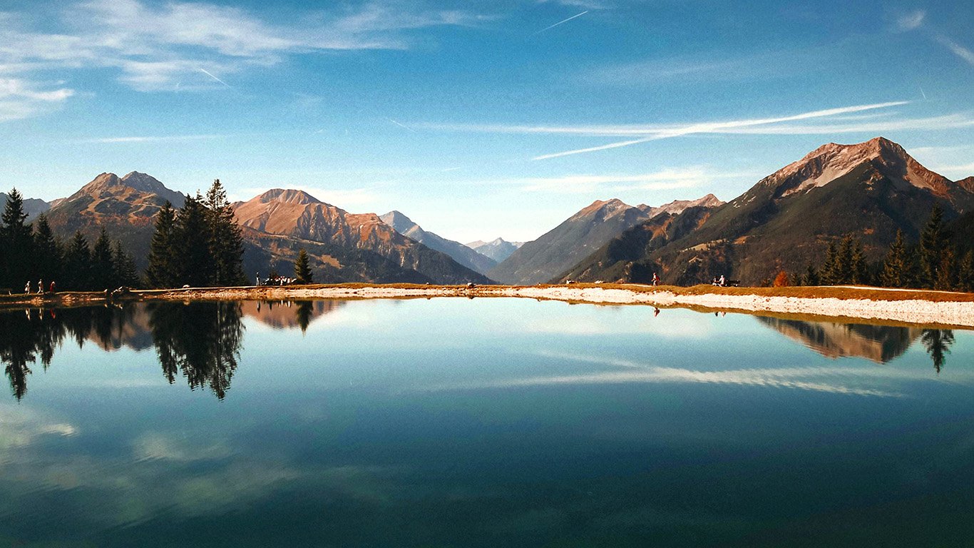 Mountains Lake Summer Wallpapers Wallpaper Cave