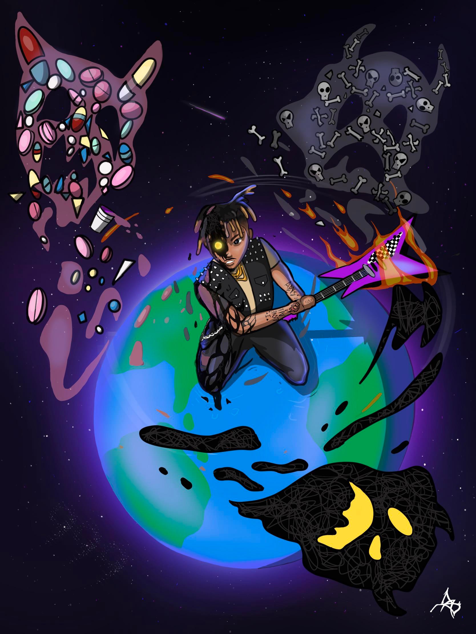 Juice WRLD Fighting Demons Wallpapers Wallpaper Cave