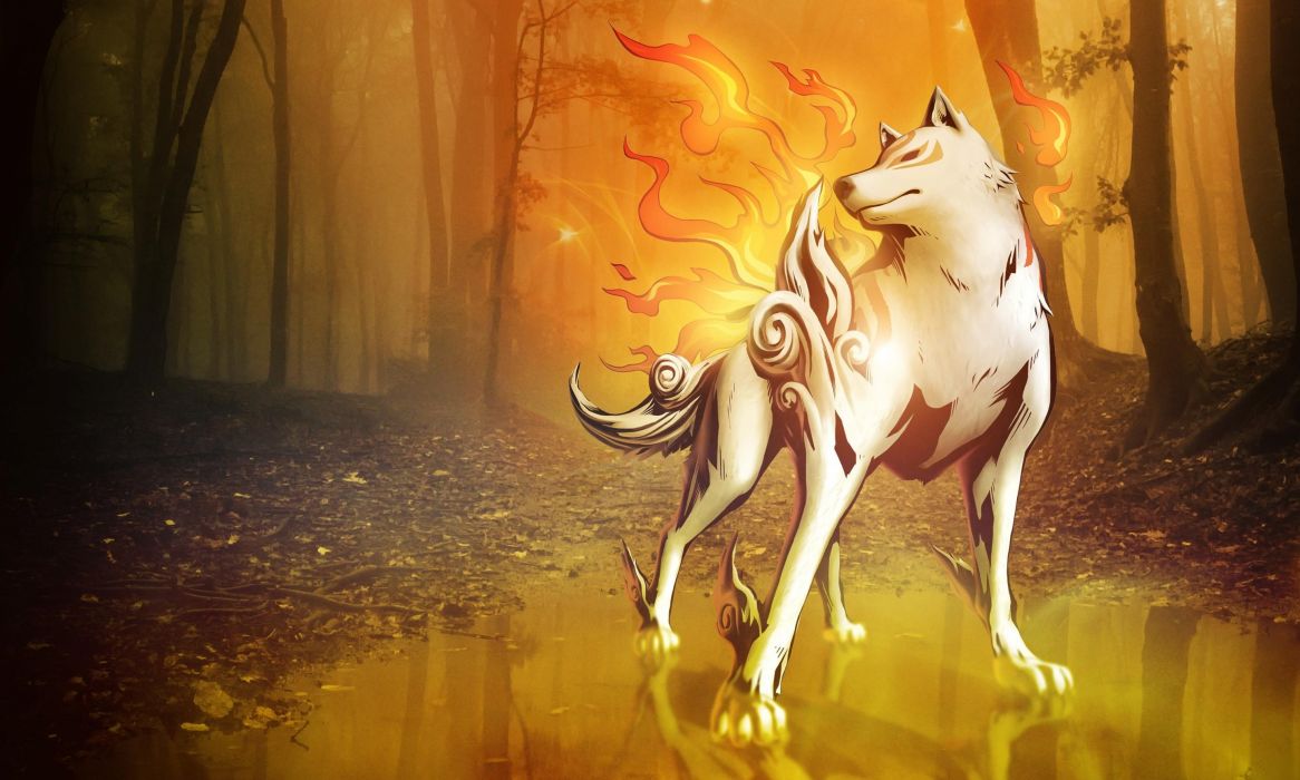 Golden Wolf Wallpapers Wallpaper Cave