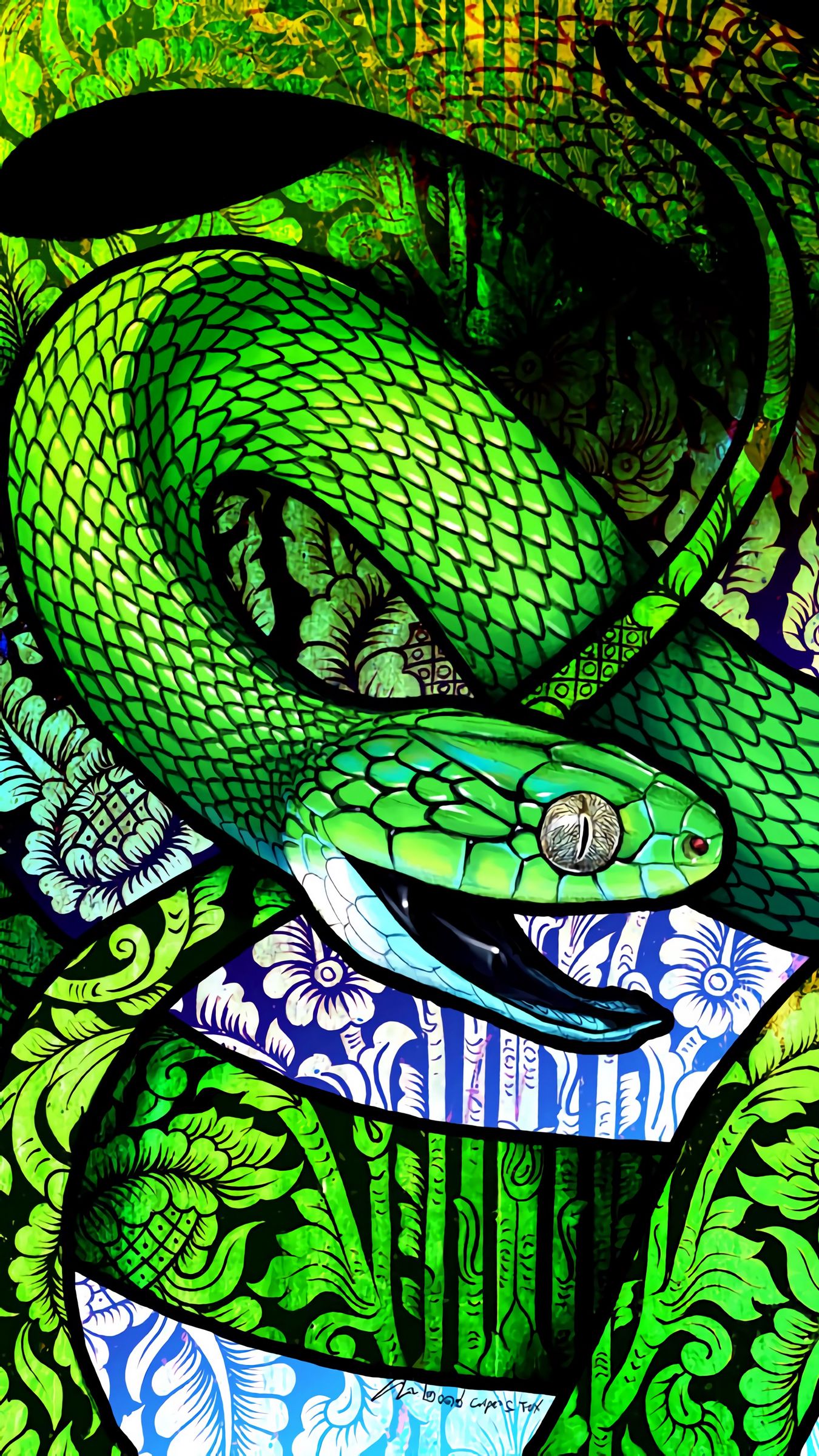 Snake Art iPhone Wallpapers Wallpaper Cave