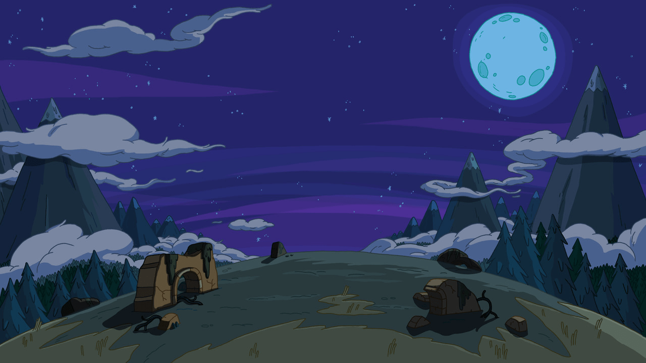 Adventure Time Night Wallpapers Wallpaper Cave